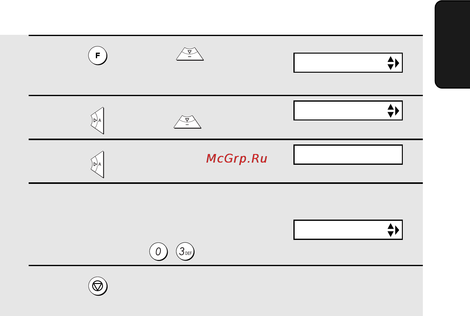 Sharp UX-B30 [75/103] Дополнительные установки режима ао