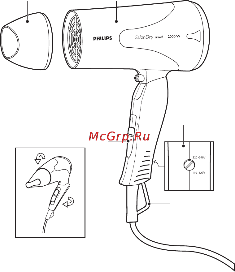 Philips HP4829 Инструкция по эксплуатации онлайн [2/6] 37133