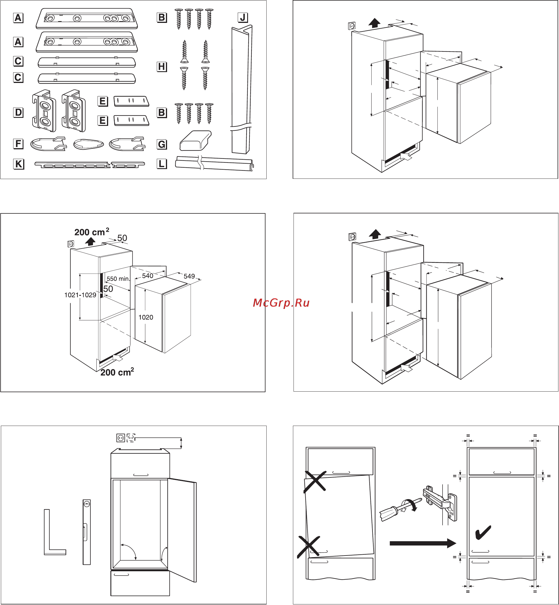 Zanussi ZI9165 [16/18] Руководство по монтажу