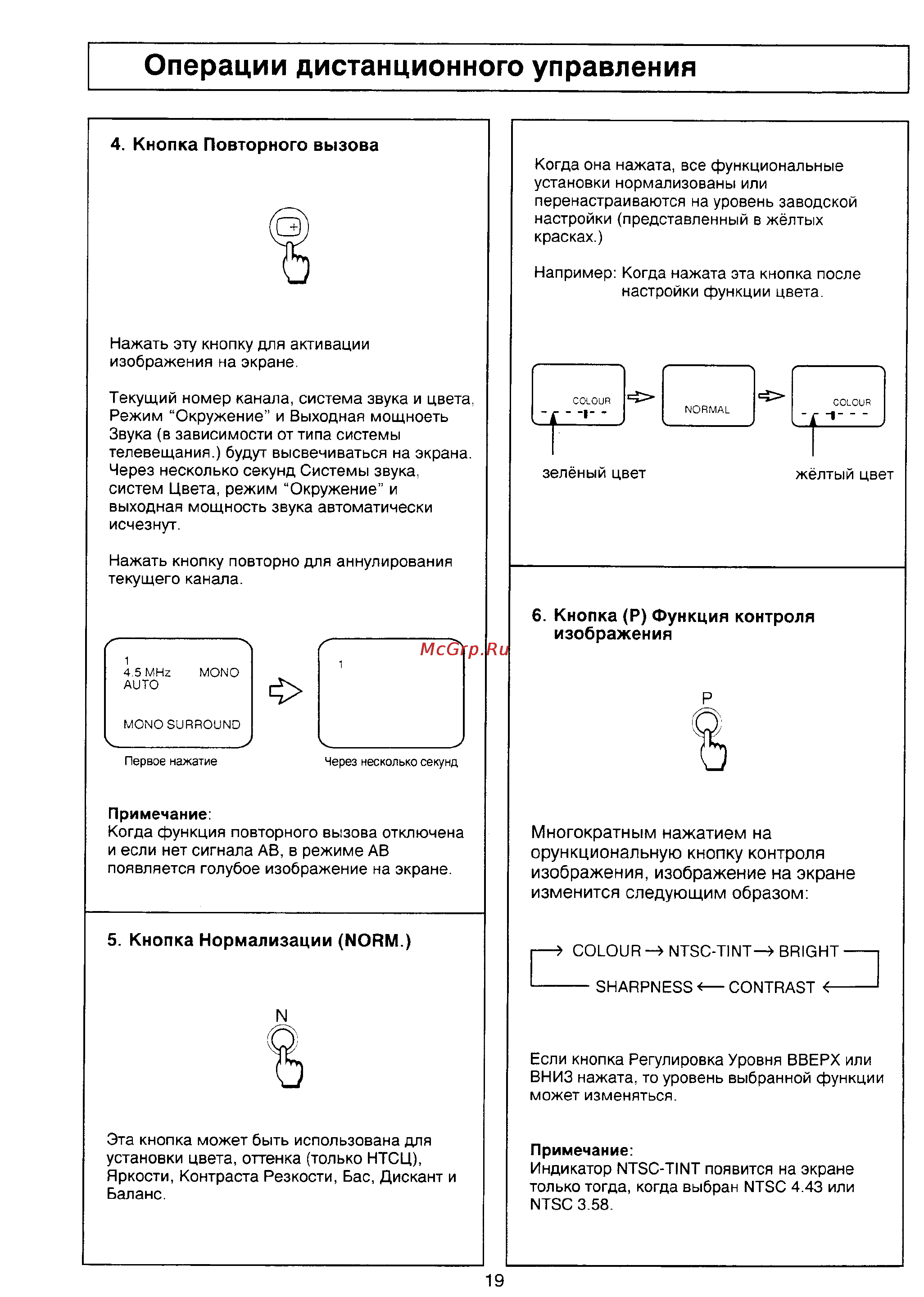 Panasonic TC-2552G [18/26] Изображения