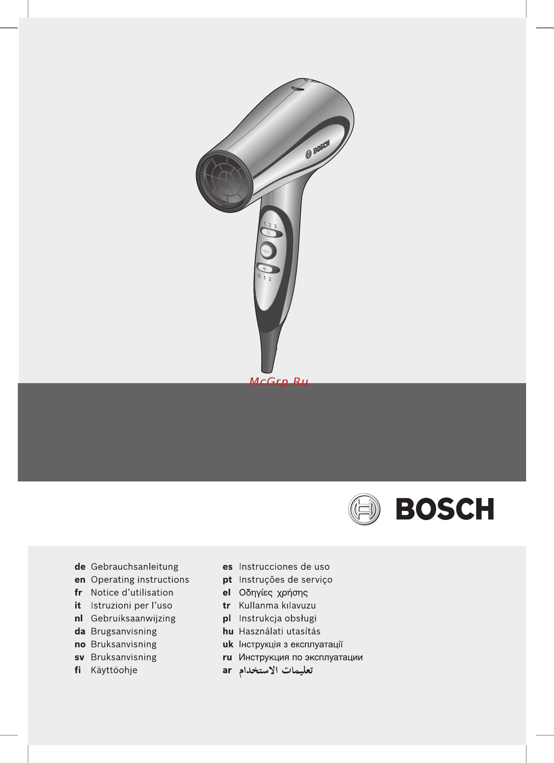 Bosch PHD 5980 Инструкция по эксплуатации онлайн