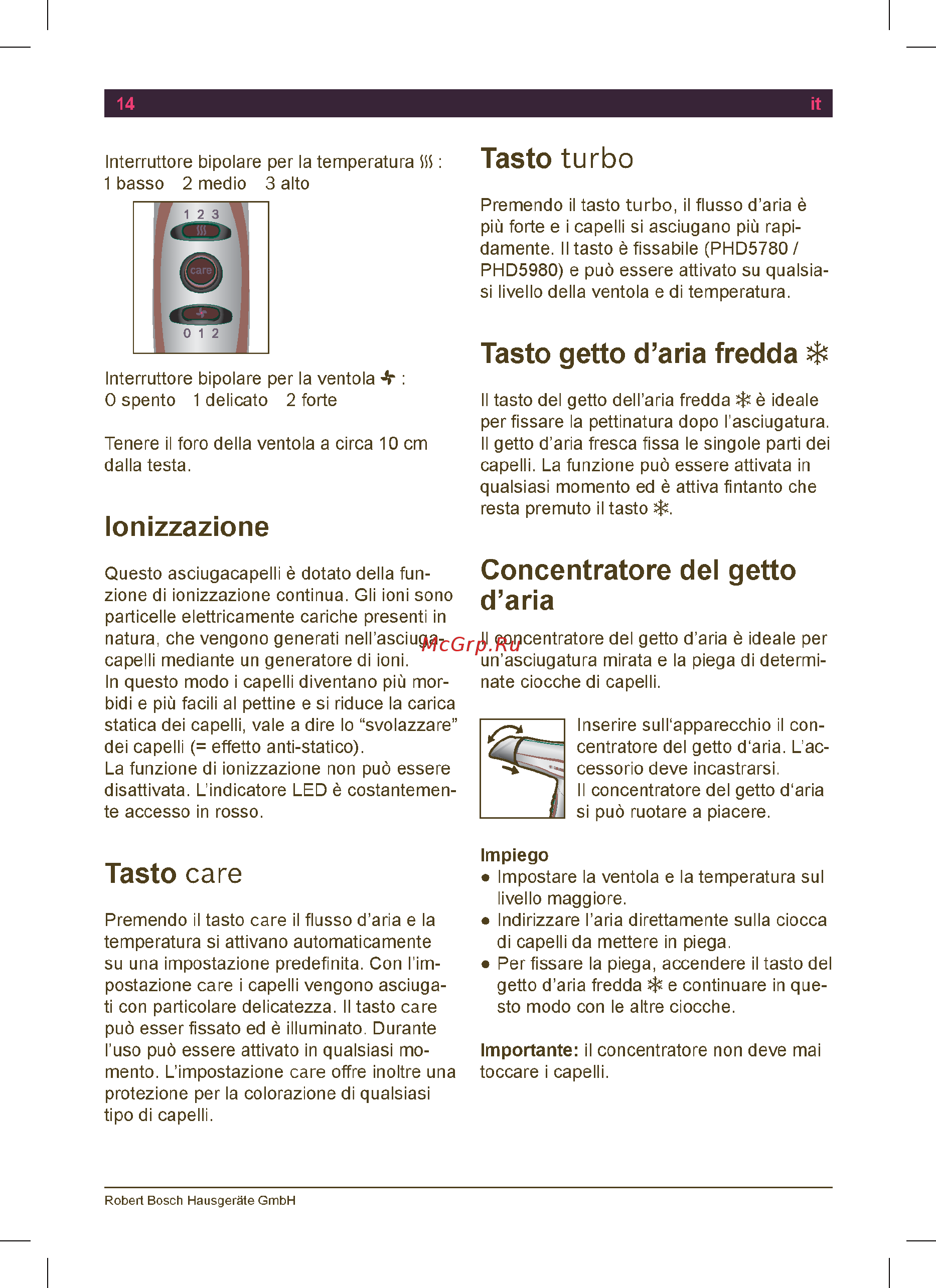 Bosch PHD5980 Руководство пользователя онлайн [16/74] 4615