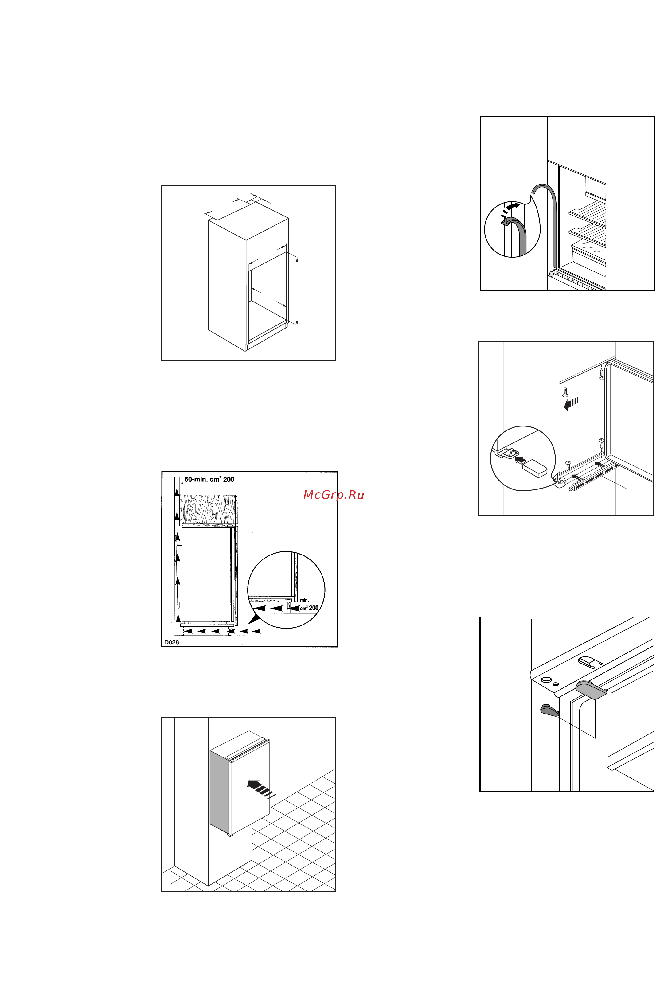 Zanussi ZI 9155 [9/10] Инcтpукции по вcтpoeннoй установке