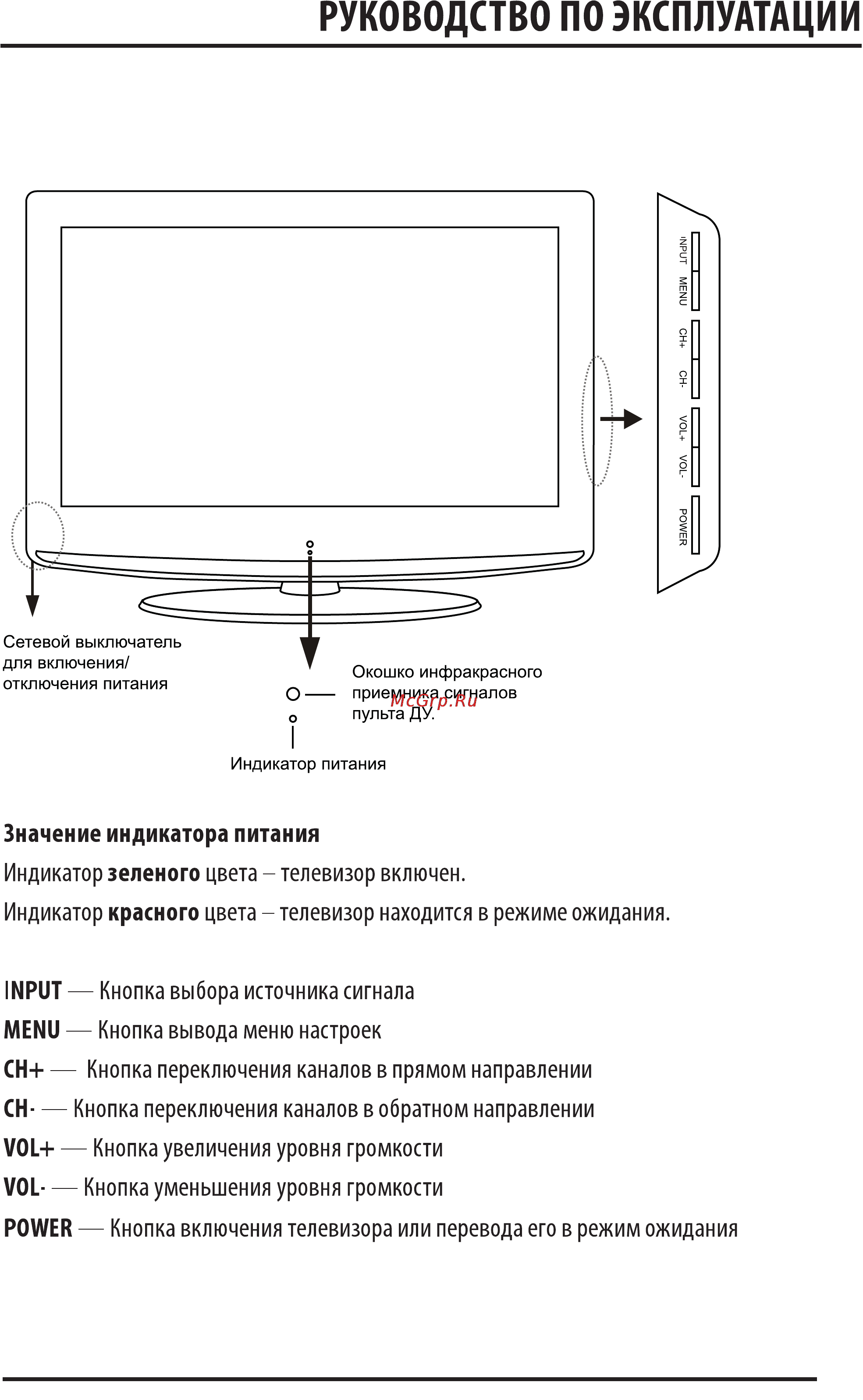 Supra STV-LC2715FT Инструкция по эксплуатации онлайн [7/29] 37370