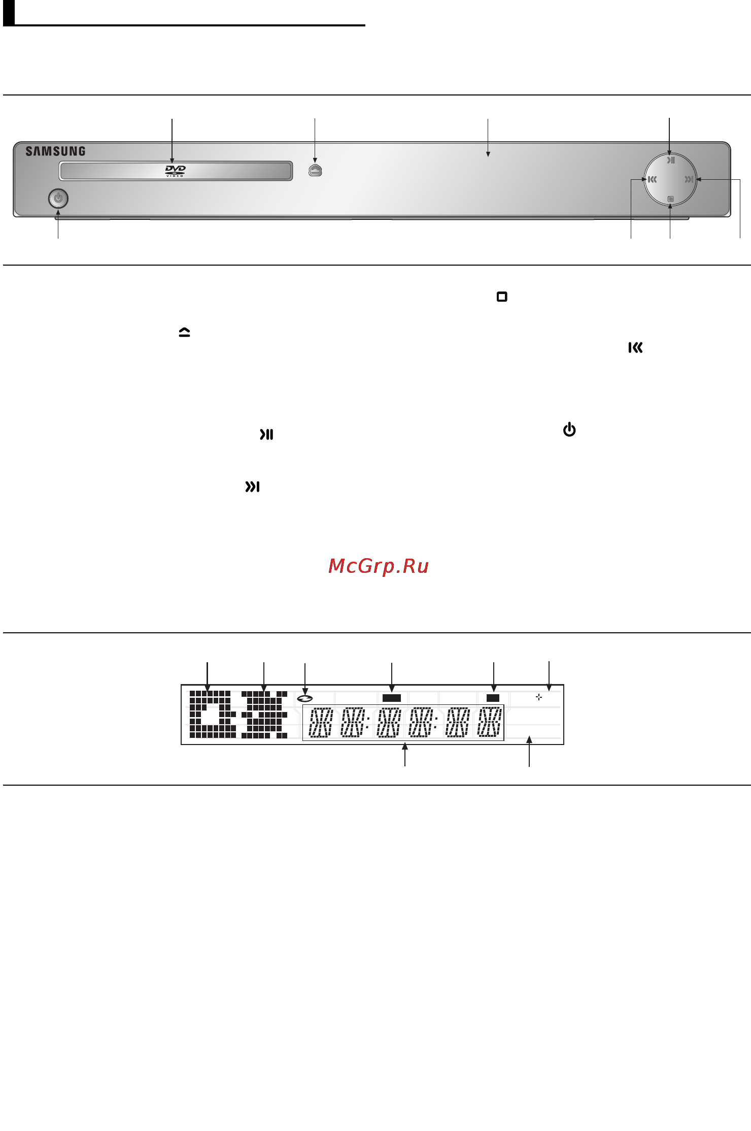 Samsung DVD-1080P8 [38/66] Опис