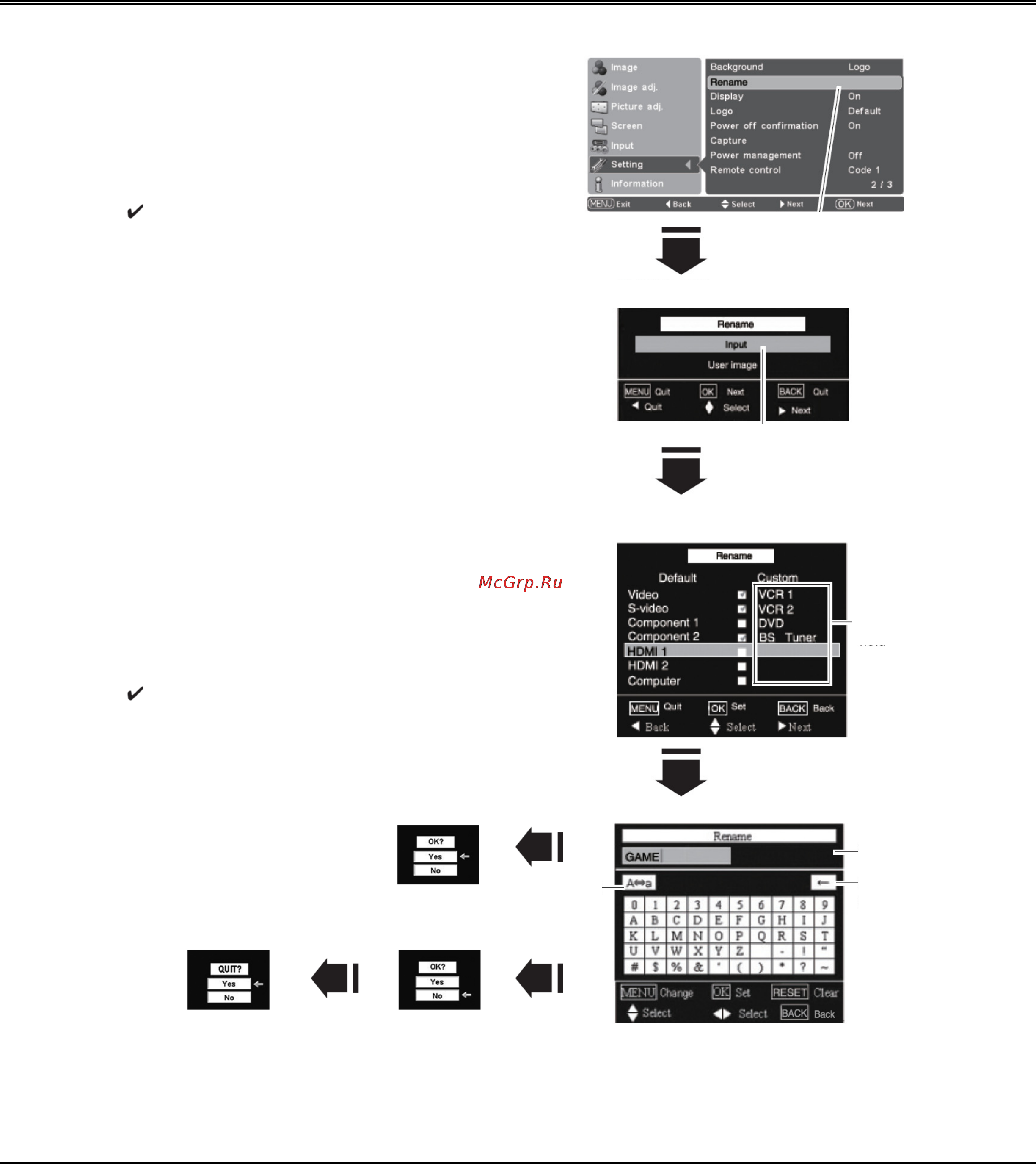 Sanyo PLV-Z800 White [39/60] Настройка
