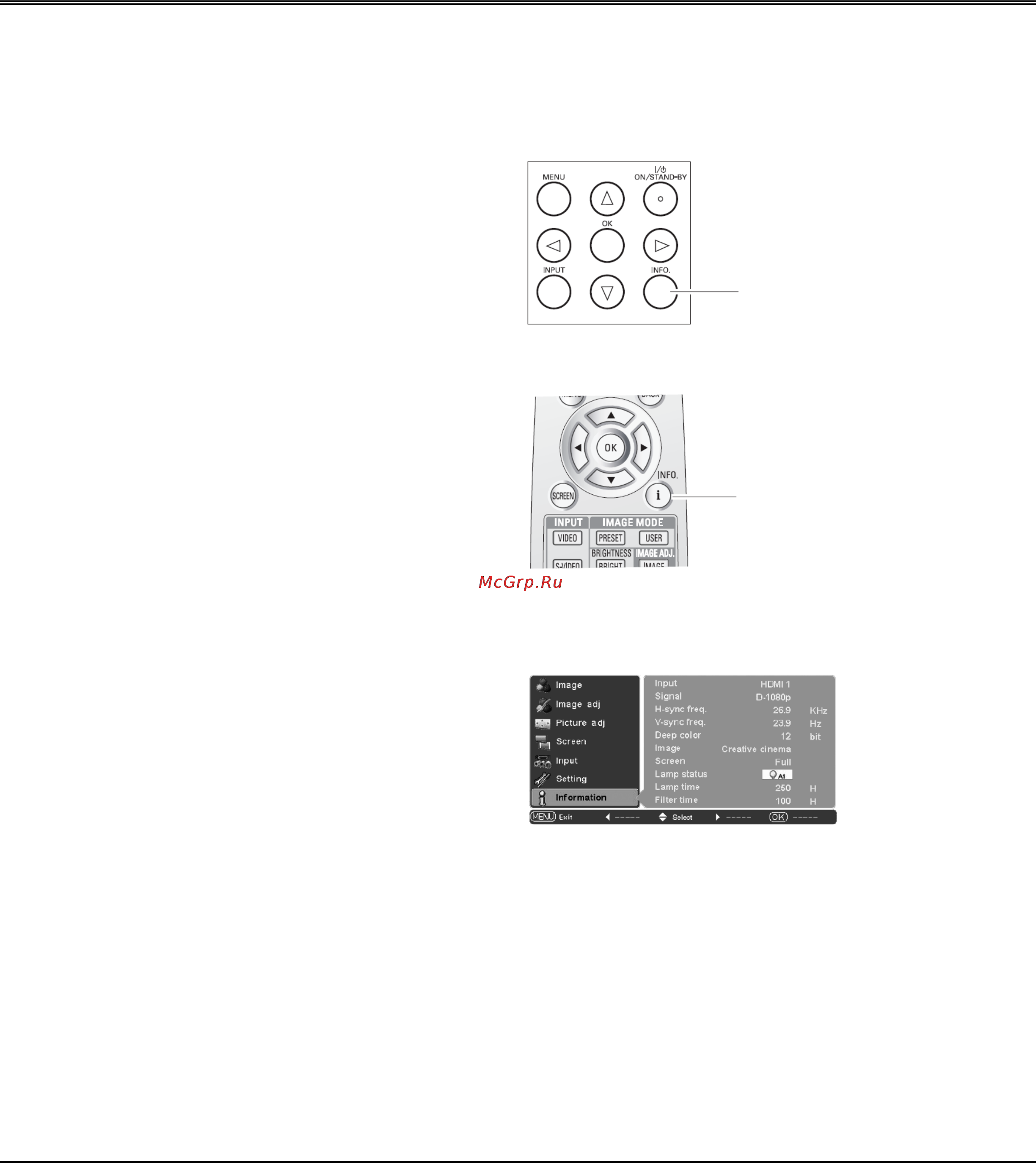 Sanyo PLV-Z800 White [43/60] Информация