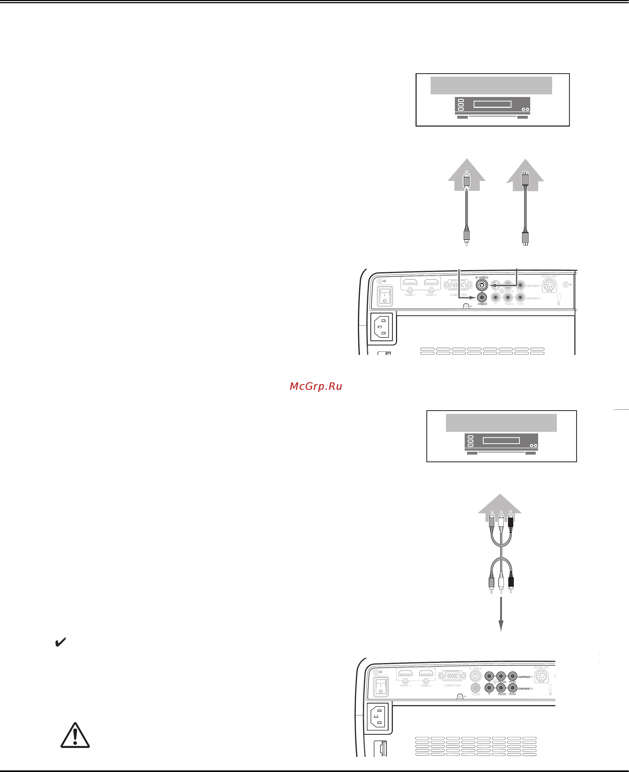 Sanyo PLV-Z4000 [15/60] Подключение видеооборудования video s video