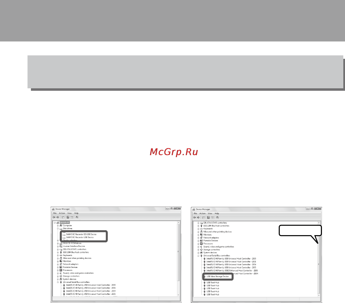 Sanyo ICR-XPS01MF [188/217] Проверьте правильно ли устройство распознается вашим пк