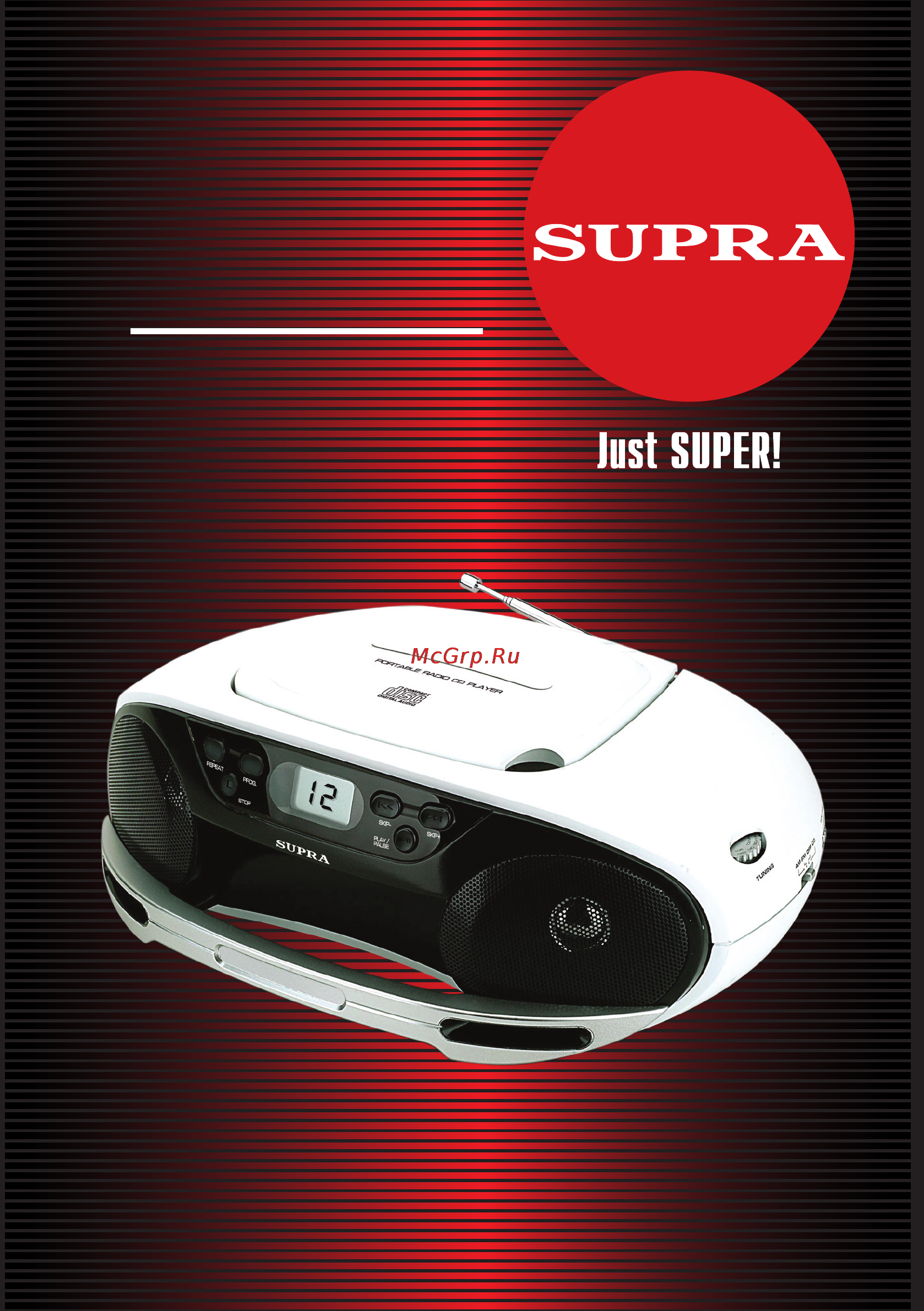 Supra BB-CD106 Инструкция по эксплуатации онлайн