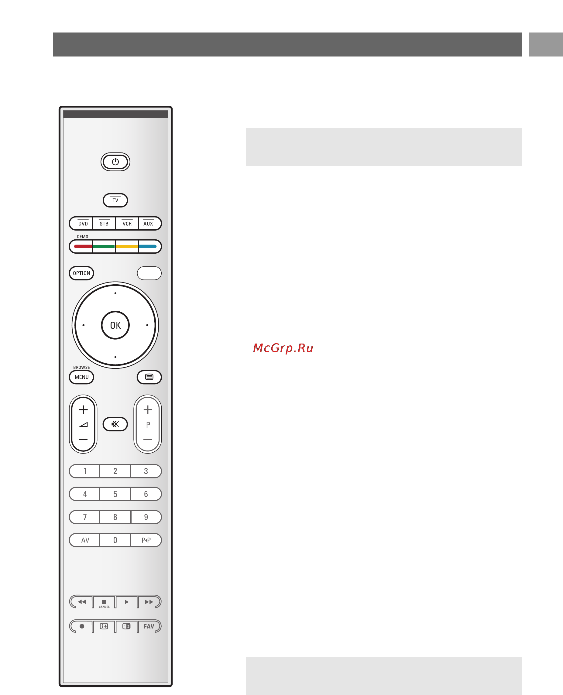 Philips 32PF9631D [5/62] Использование пульта дистанционного управления rc4404 01