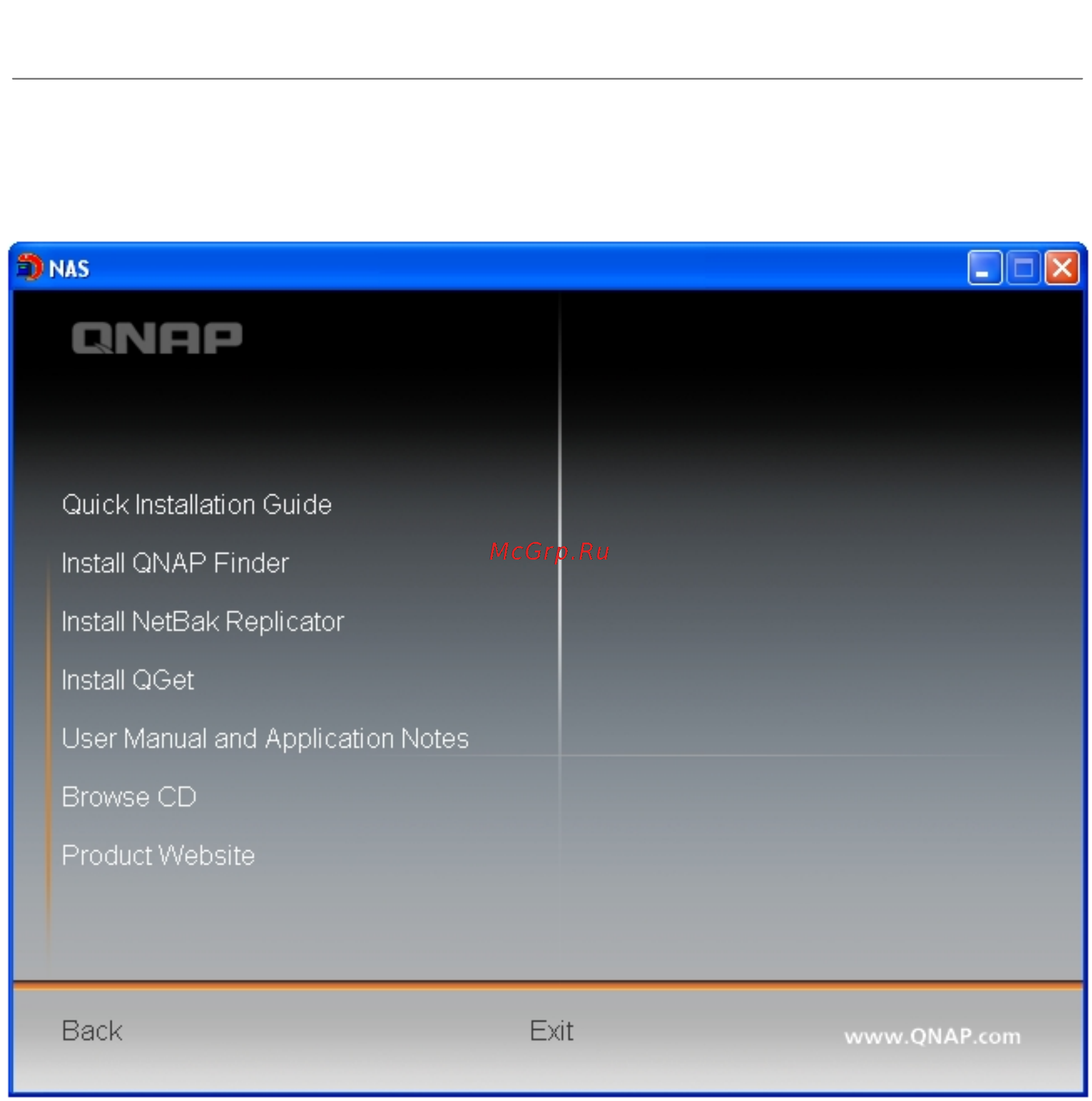 Qnap TS-419P II [14/729] Просмотр содержимого компакт диска