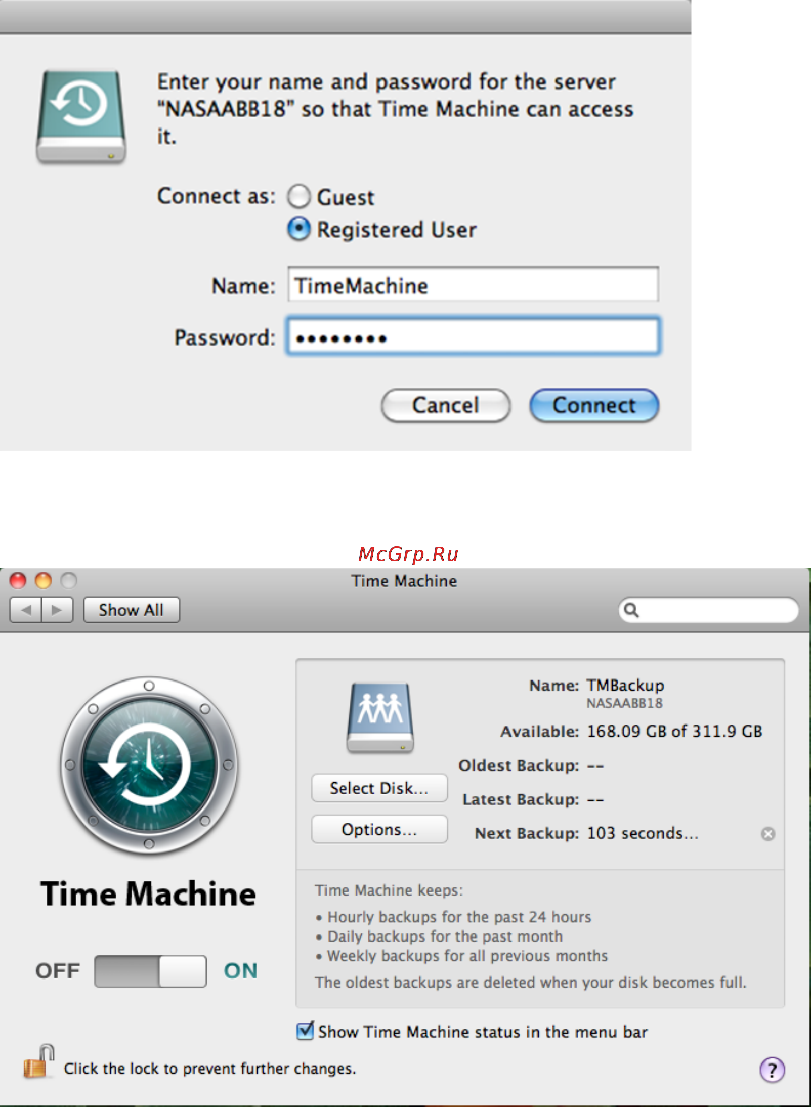 Qnap TS-859U-RP [574/729] Time machine