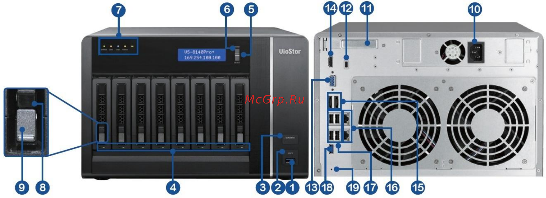 Qnap VS-12140U-RP Pro [12/262] Установка аппаратной части