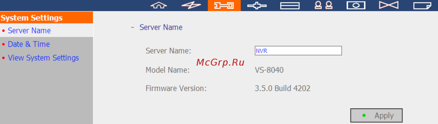 Qnap VS-12156U-RP Pro [155/262] Настройки системы