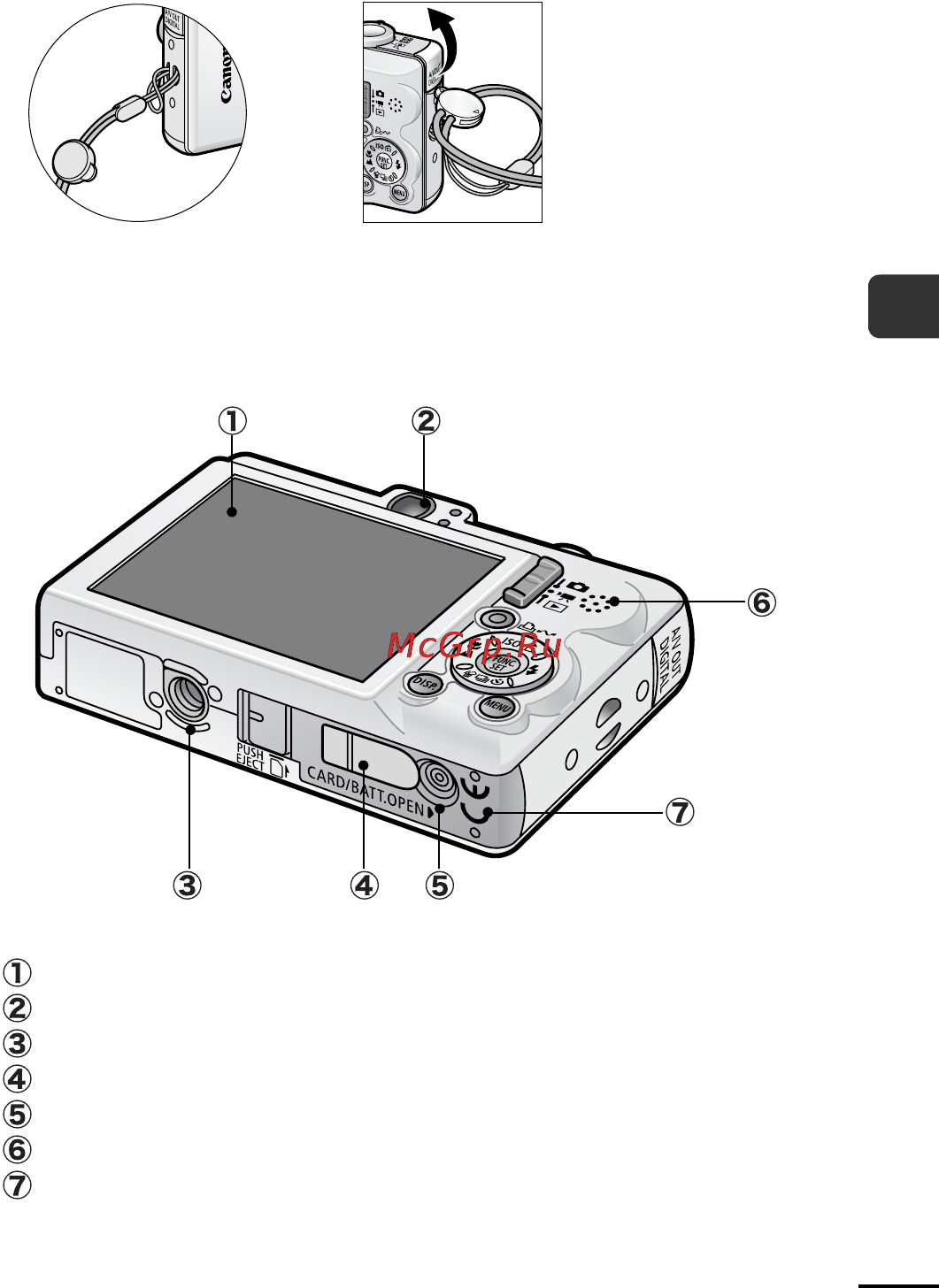 Canon IXUS 55 [15/127] Back view