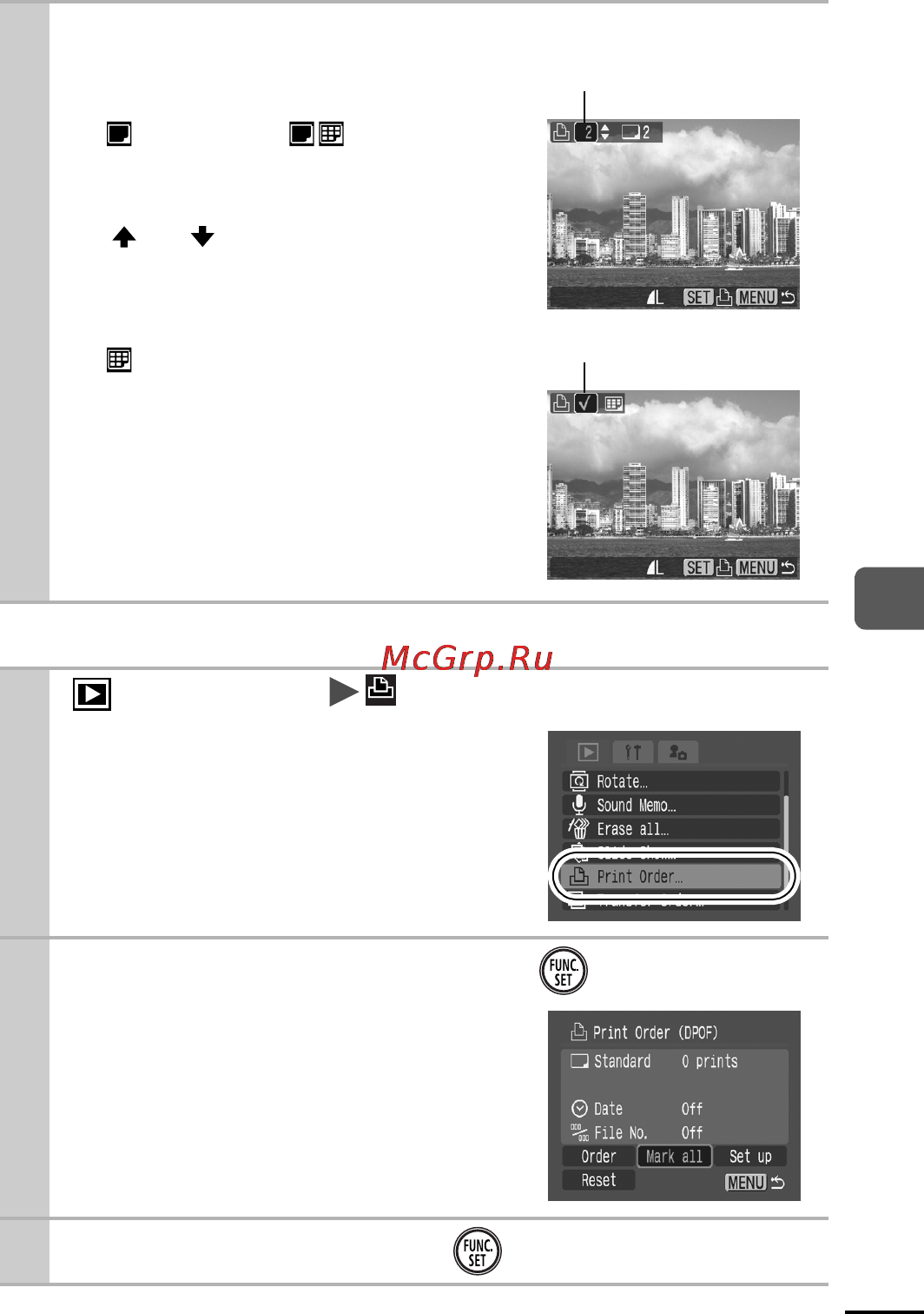 Canon IXUS 55 [85/127] Play menu