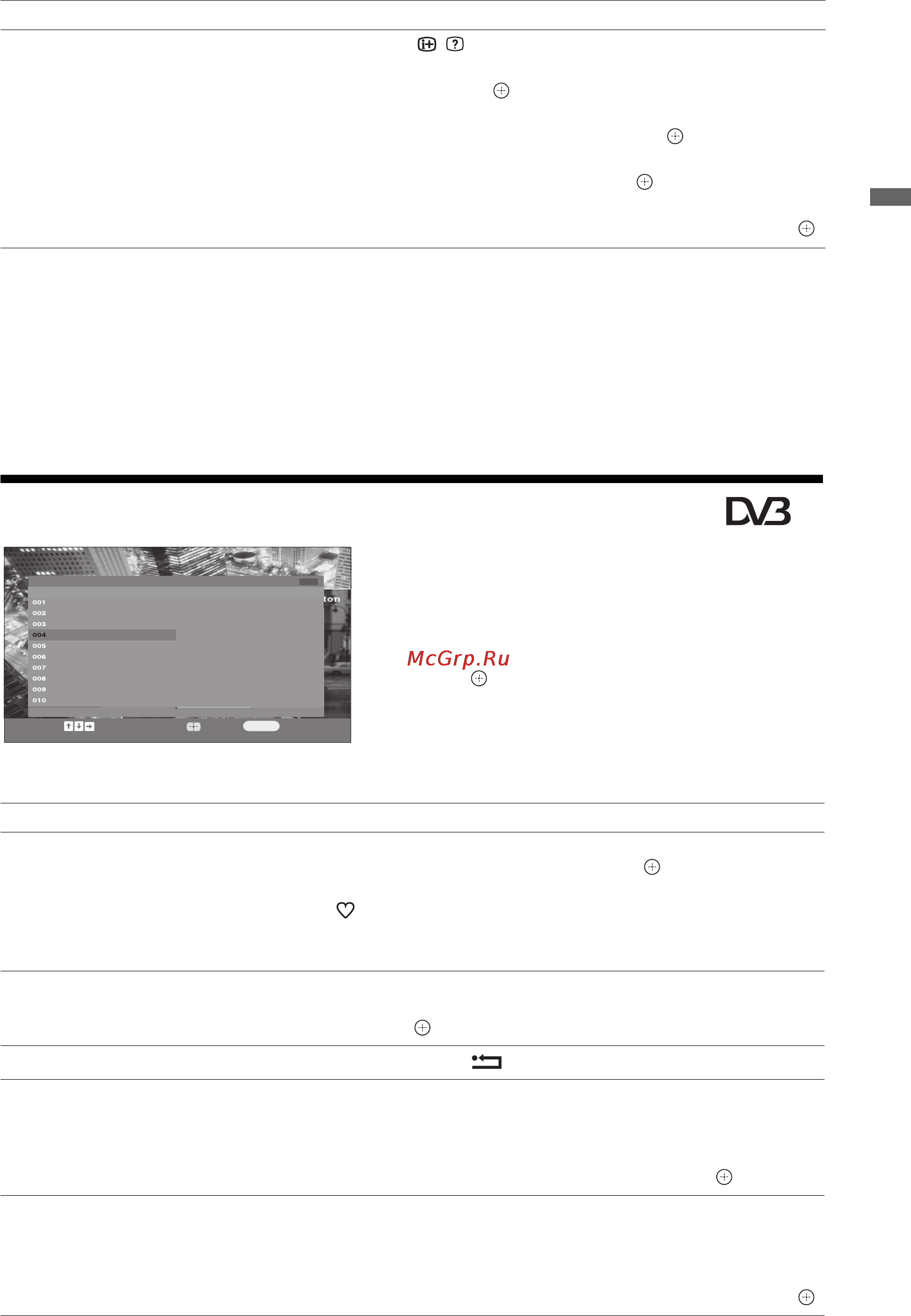 Sony BRAVIA KDL-37V4000 [75/181] Nacisnąć żółty przycisk aby wybrać ulubione 2 ulubione 3 lub ulubione 4