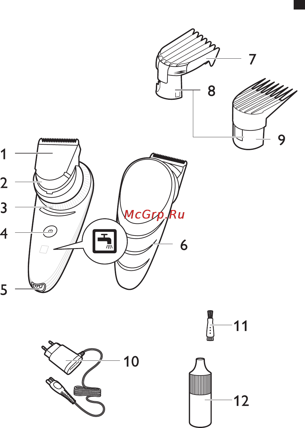 Philips QC5570 Инструкция по эксплуатации онлайн [3/26] 37996