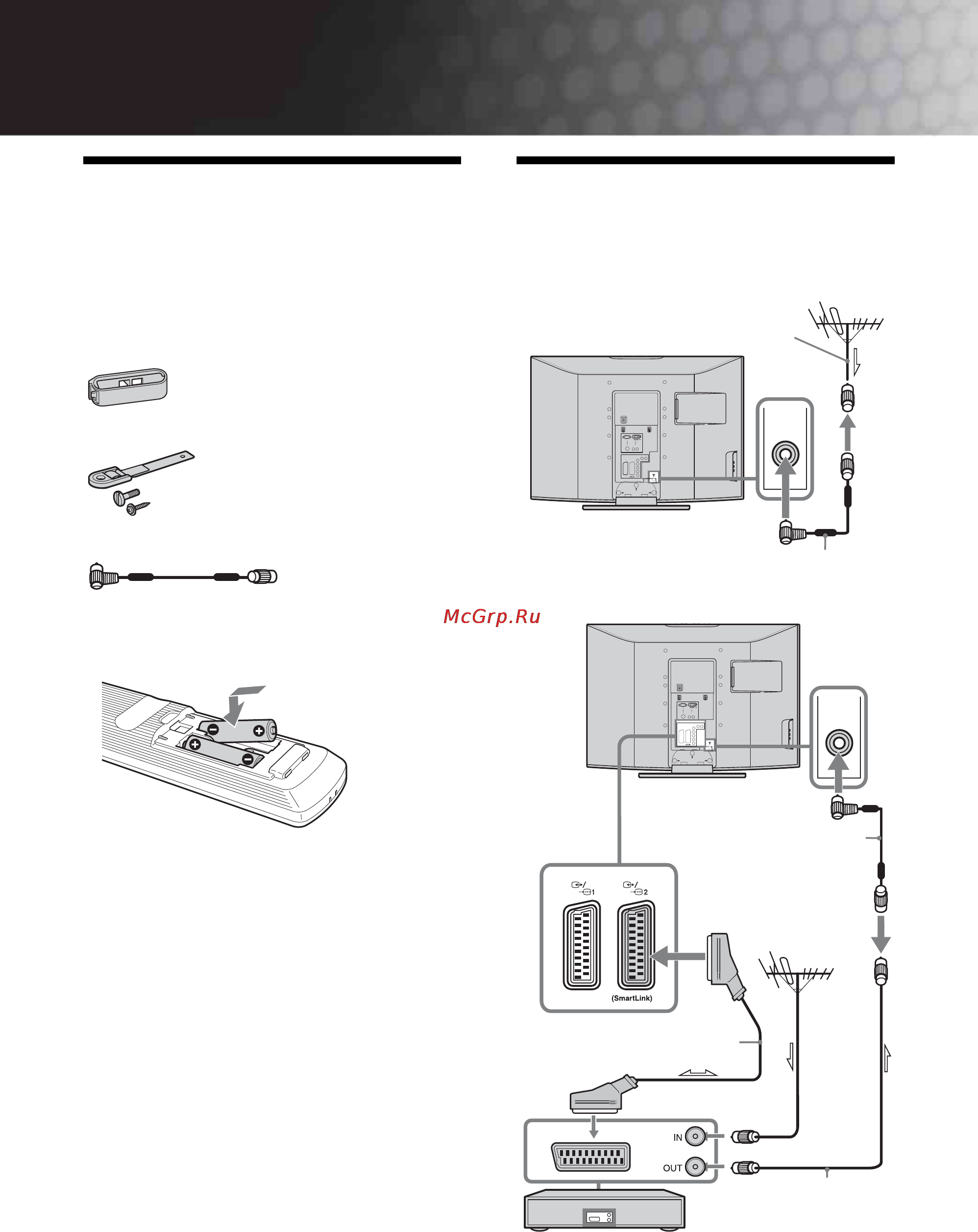 Sony BRAVIA KDL-32U2000 Инструкция по эксплуатации онлайн [4/79] 87129