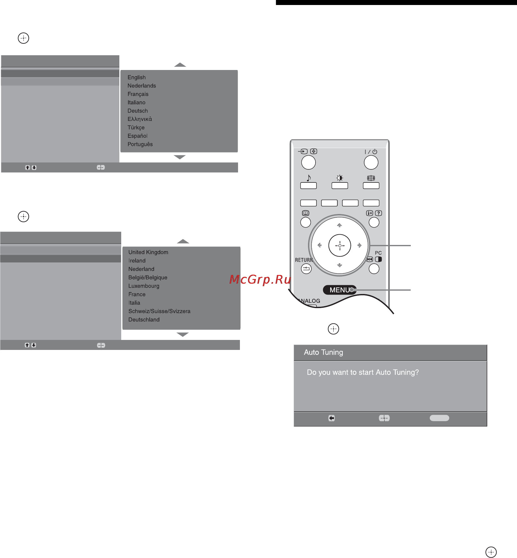 Sony BRAVIA KDL-32U2000 Инструкция по эксплуатации онлайн [6/79] 87129
