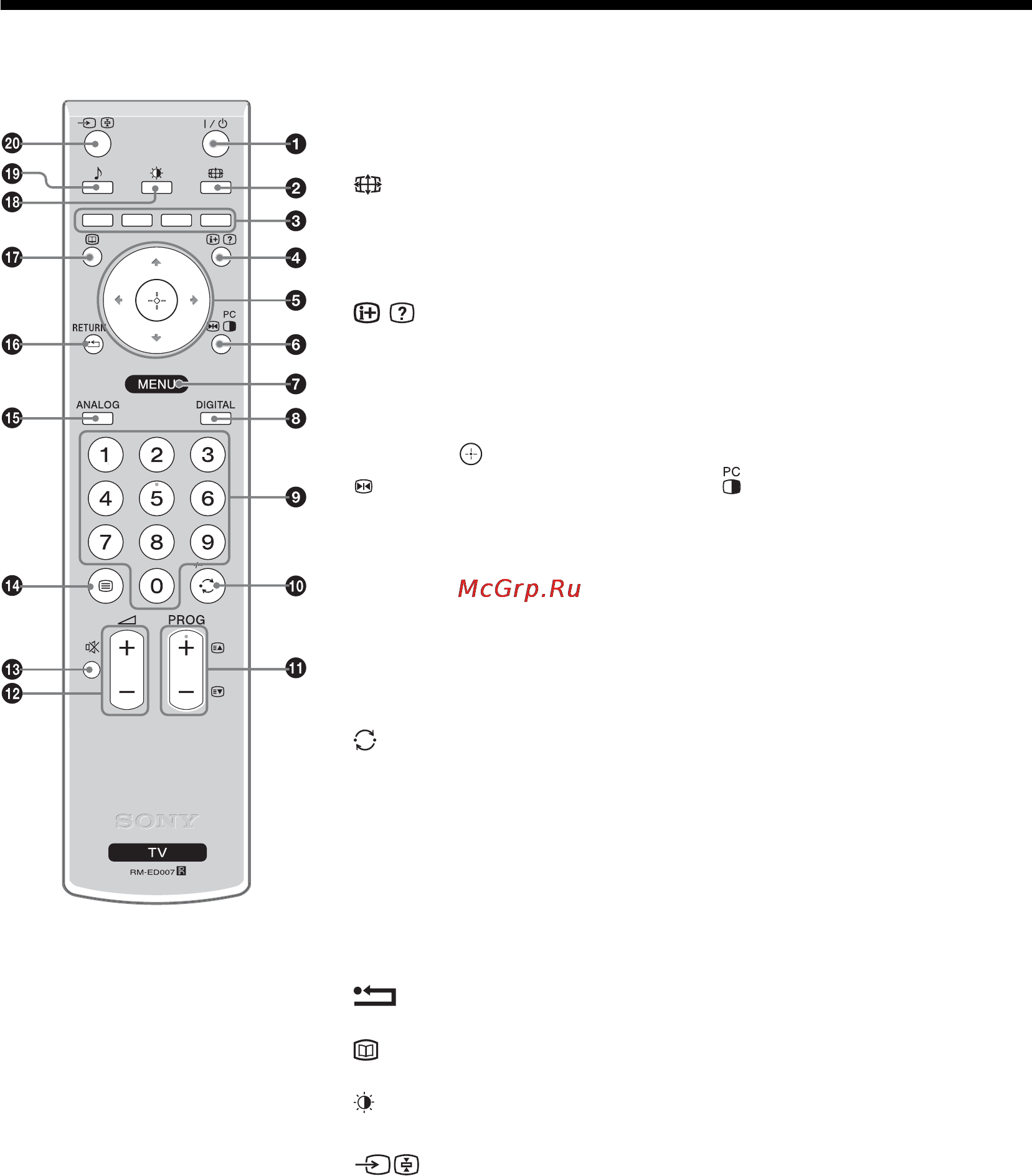 Sony BRAVIA KDL-32U2000 Инструкция по эксплуатации онлайн [63/79] 87129