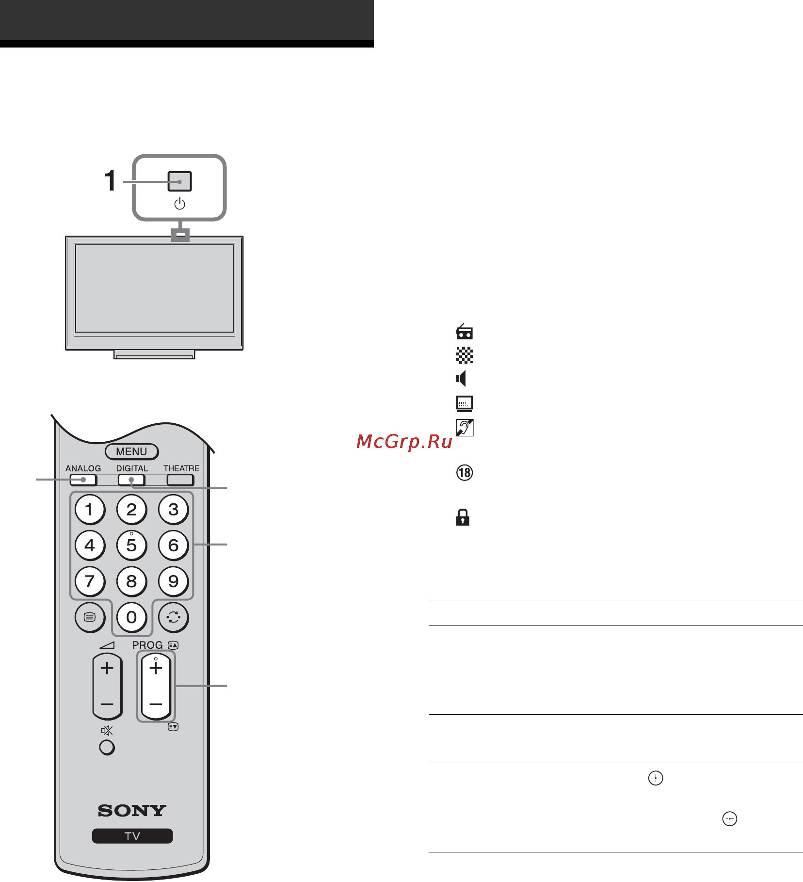 Sony KDL-26T3000 [114/204] Sledování televize