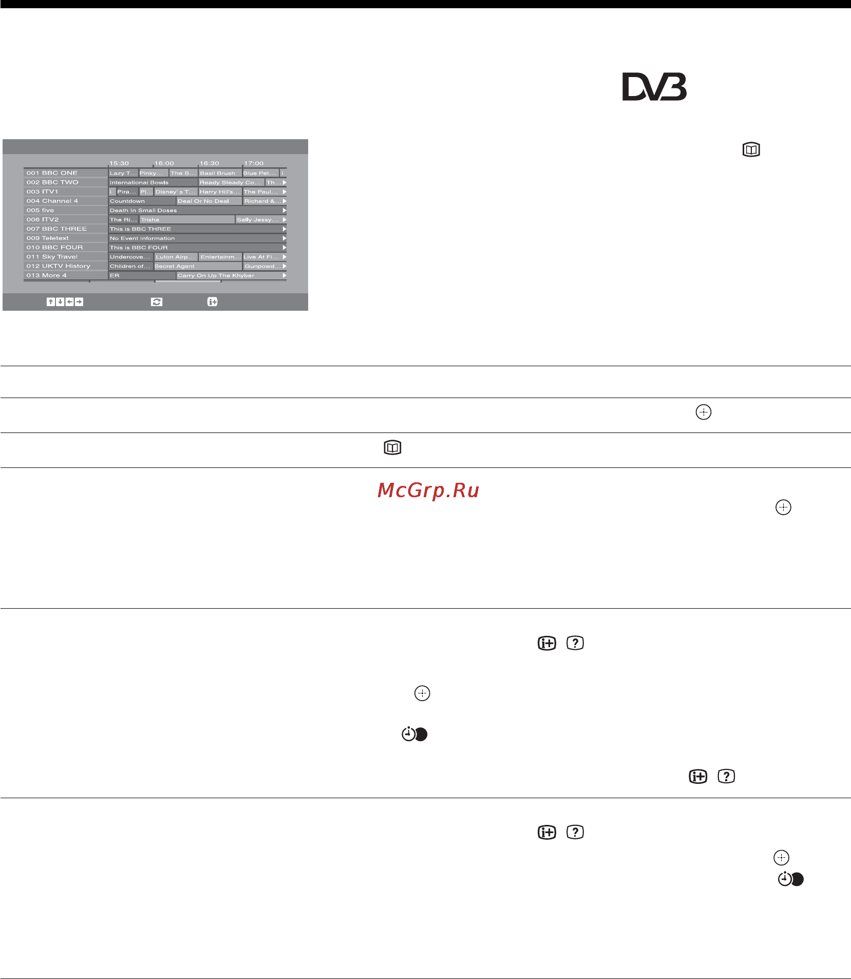 Sony KDL-26T3000 [116/204] Kontrola digitálního elektronického programového průvodce epg