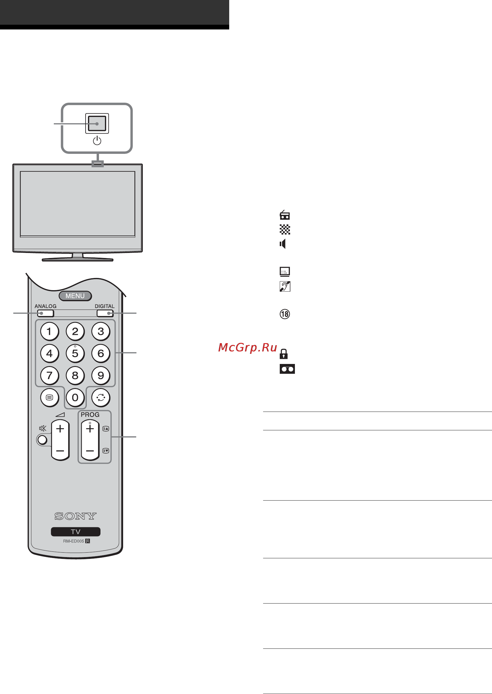 Sony KDL-26S2020 [54/132] Дополнительные операции