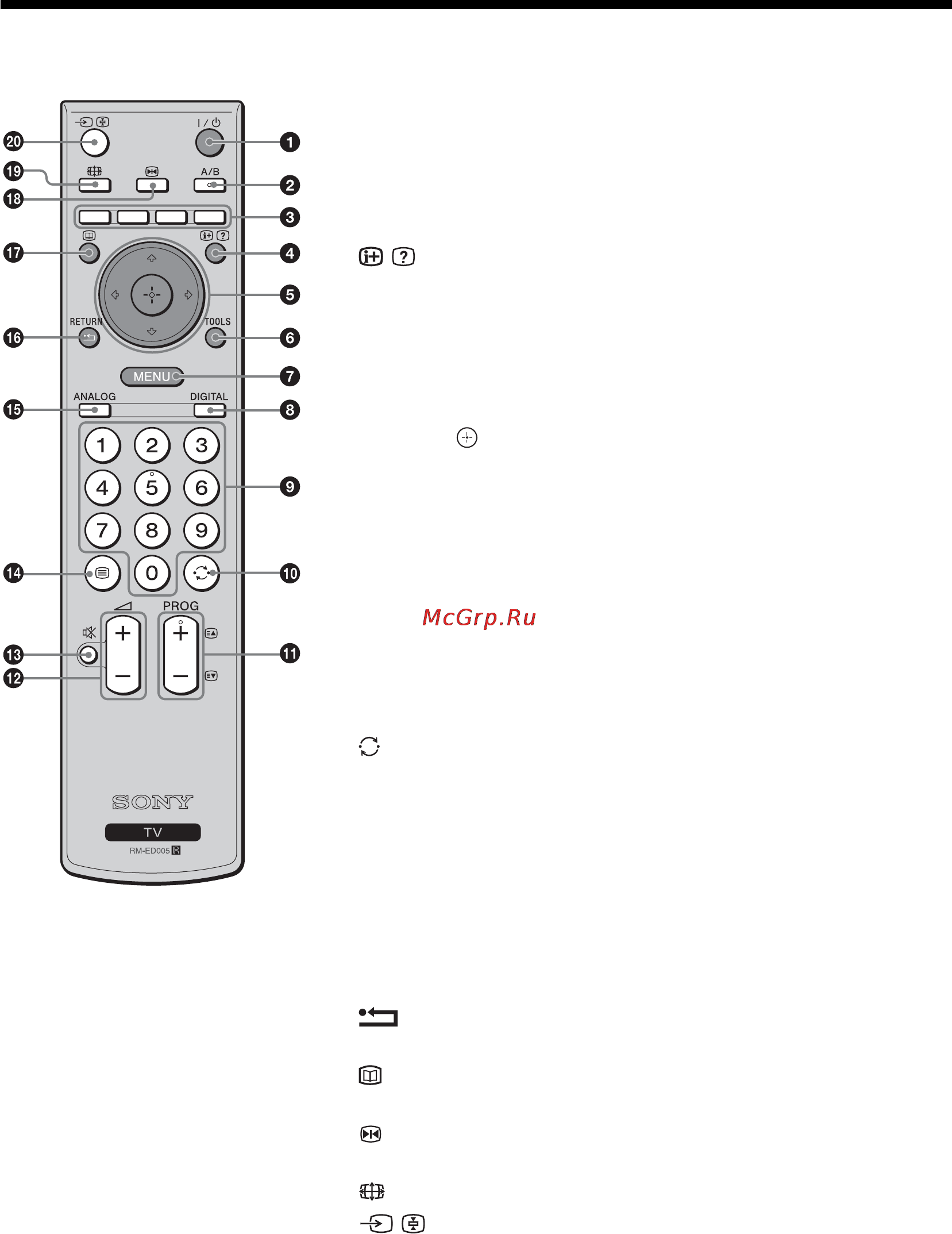 Sony BRAVIA KDL-40S2030 Инструкция по эксплуатации онлайн [97/129] 87087