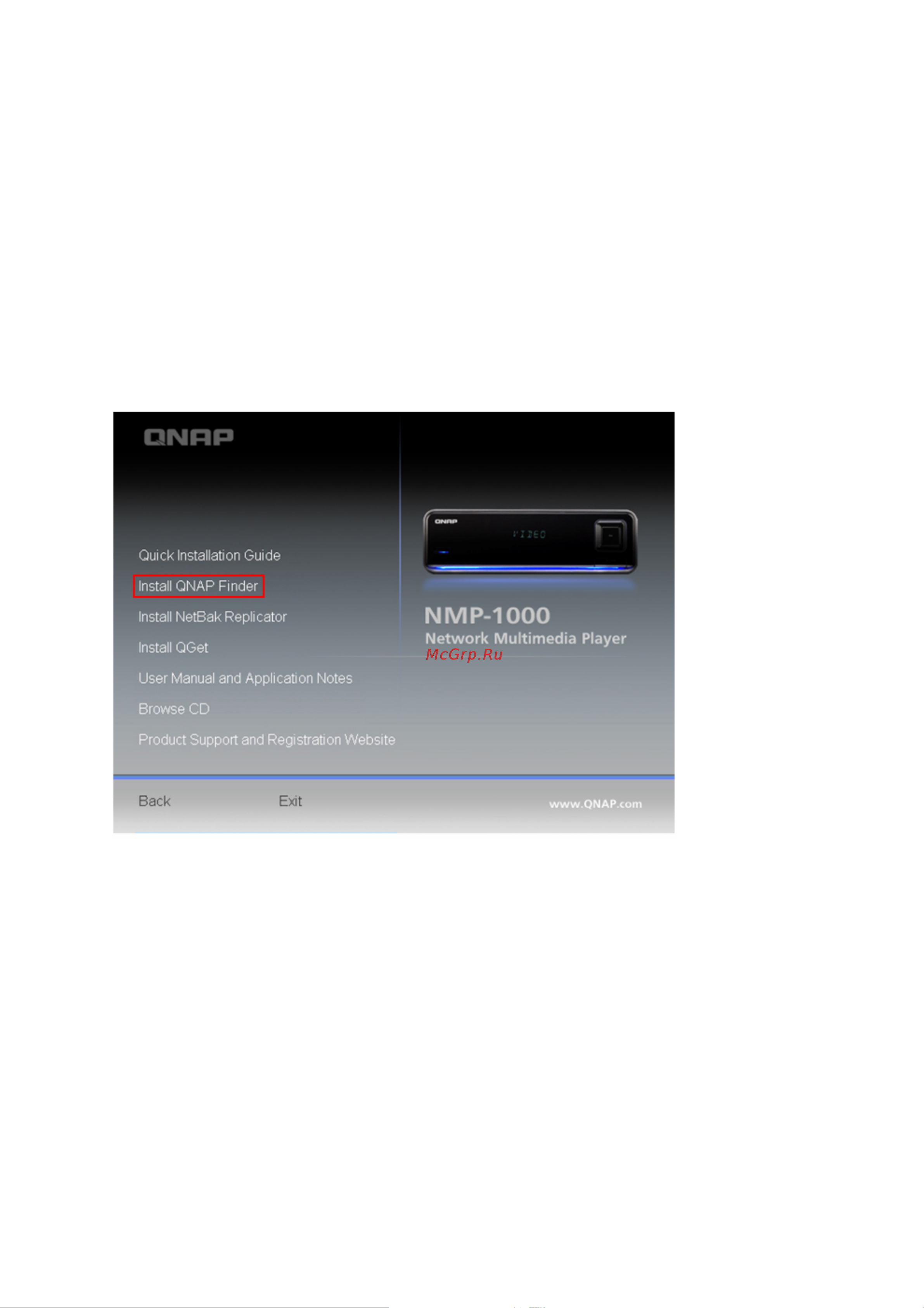 Qnap NMP-1000P [138/172] Qnap finder