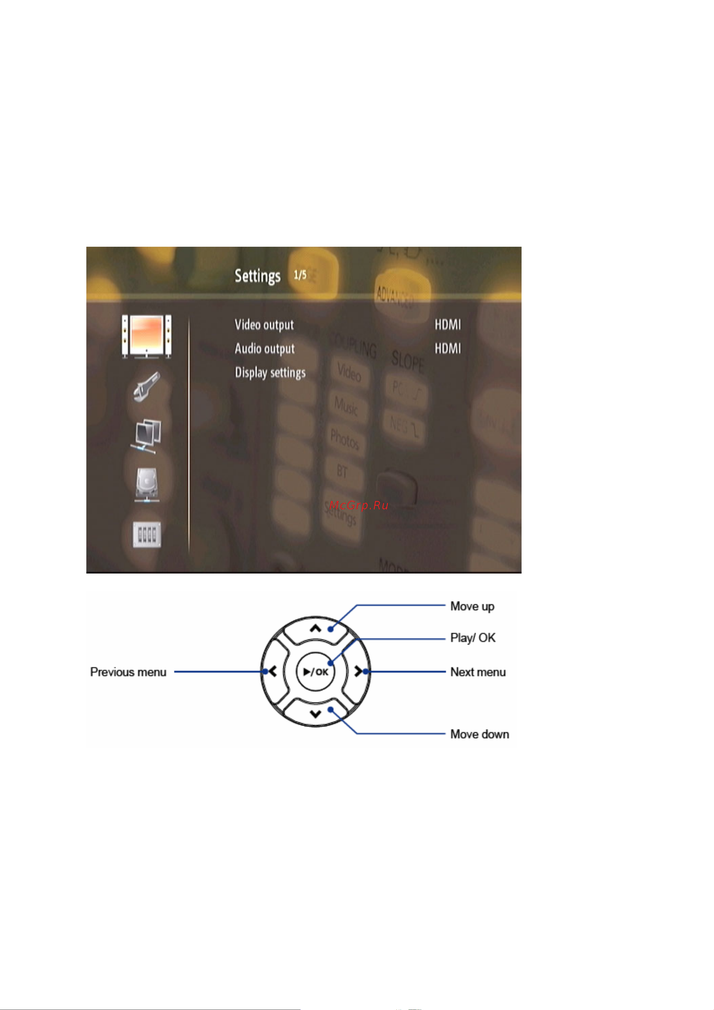 Qnap NMP-1000P [32/172] Меню настройки nmp 1000