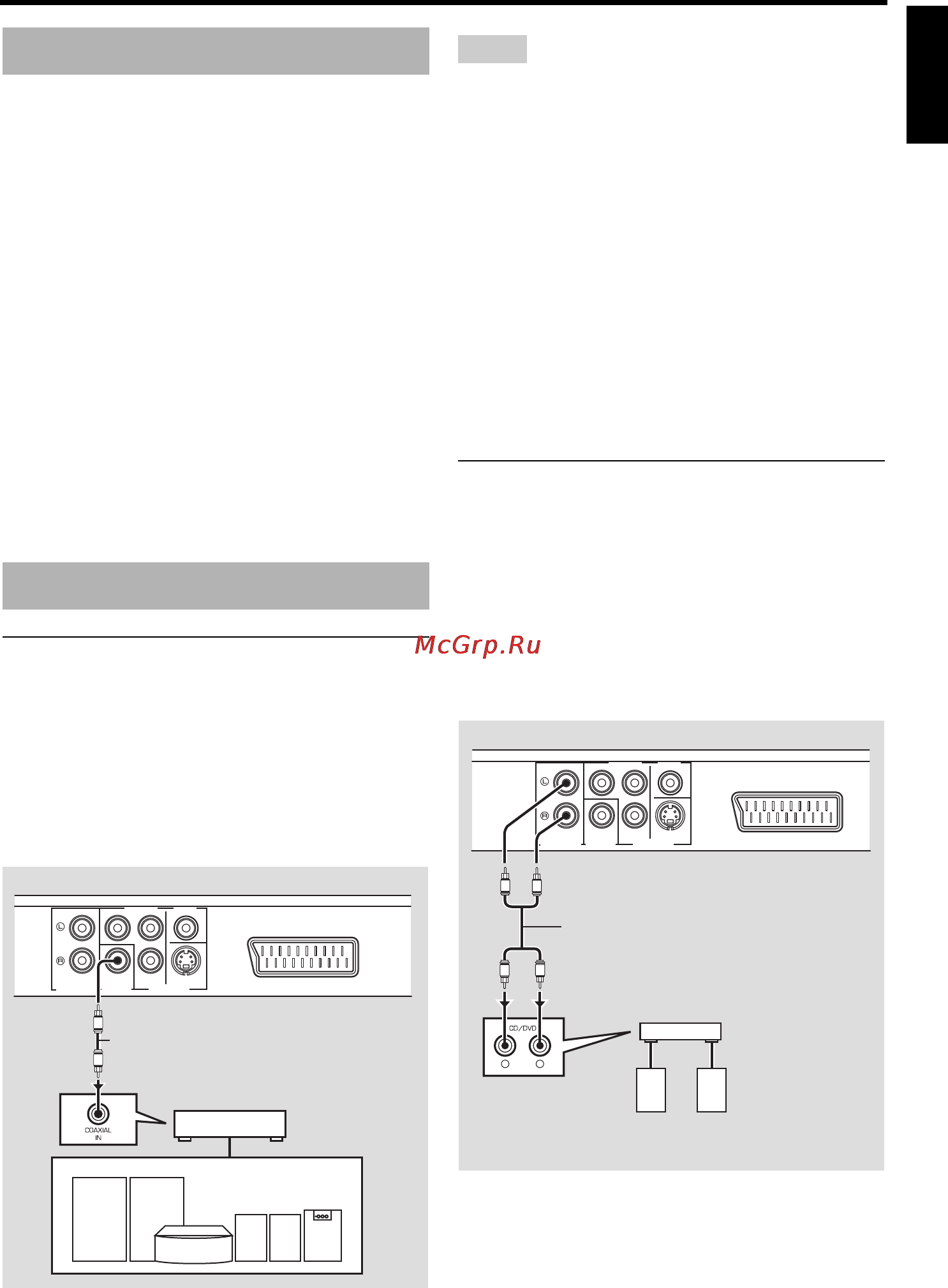 Yamaha DV-S6165 [13/53] General notes on connections
