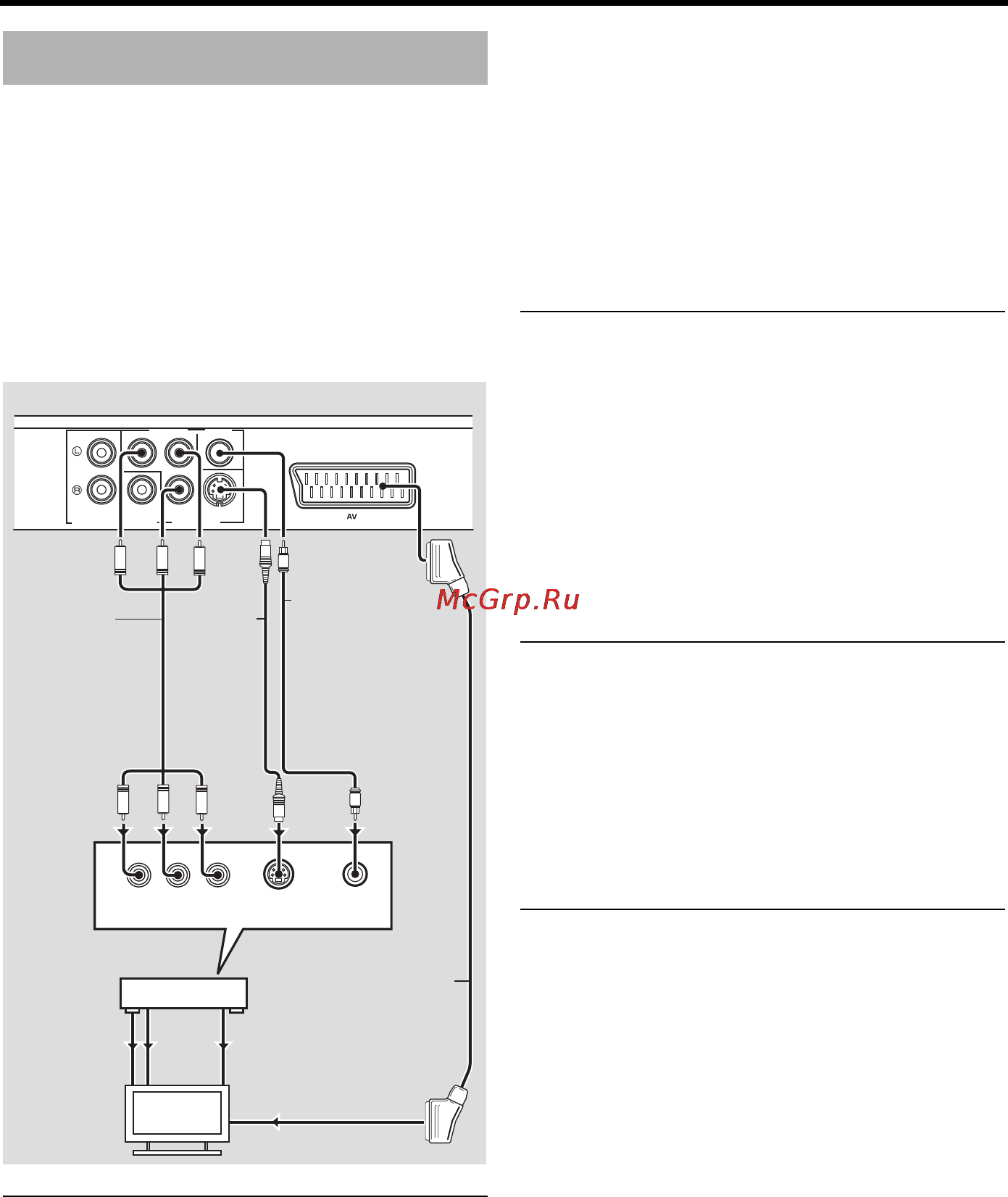 Yamaha DV-S6165 [14/53] Video connections