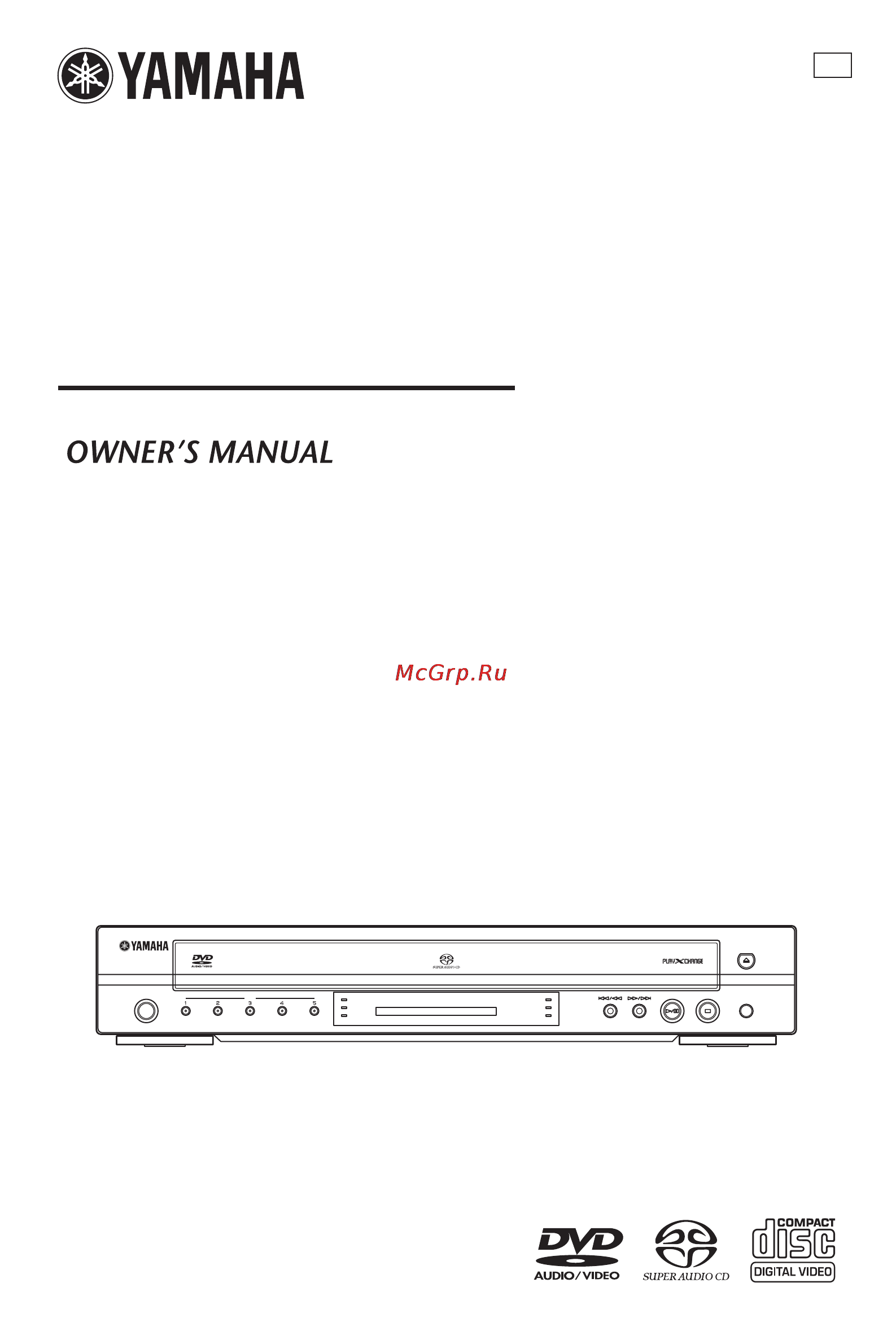Yamaha DVD-C961 Инструкция по эксплуатации онлайн