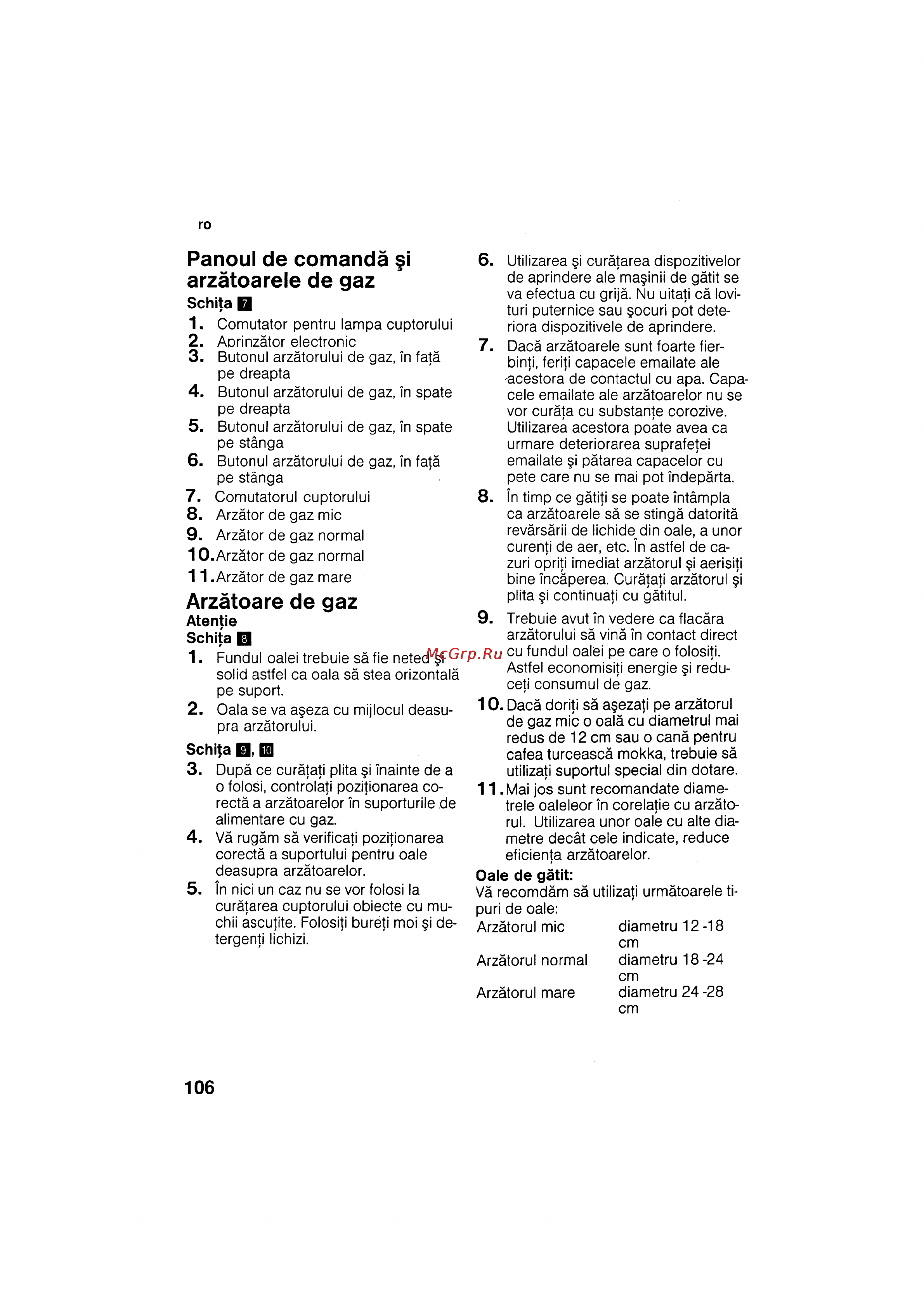 Bosch HSG 142 E EU [106/124] Arzàtoare de gaz