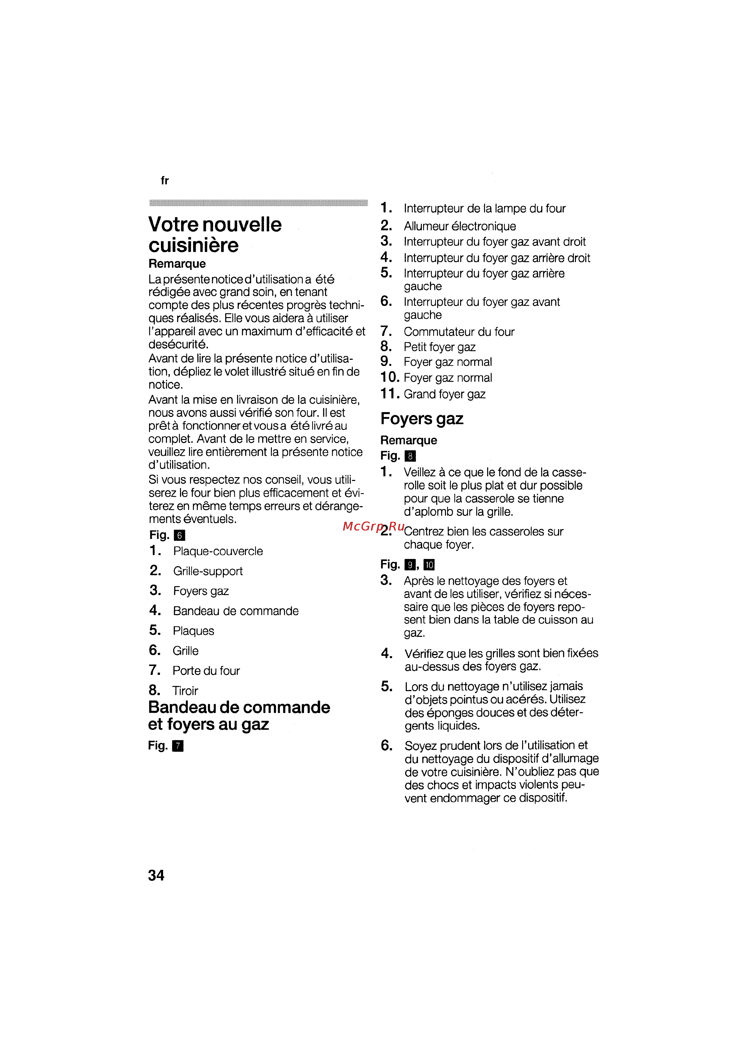 Bosch HSG 142 E EU [34/124] Votre nouvelle cuisinière
