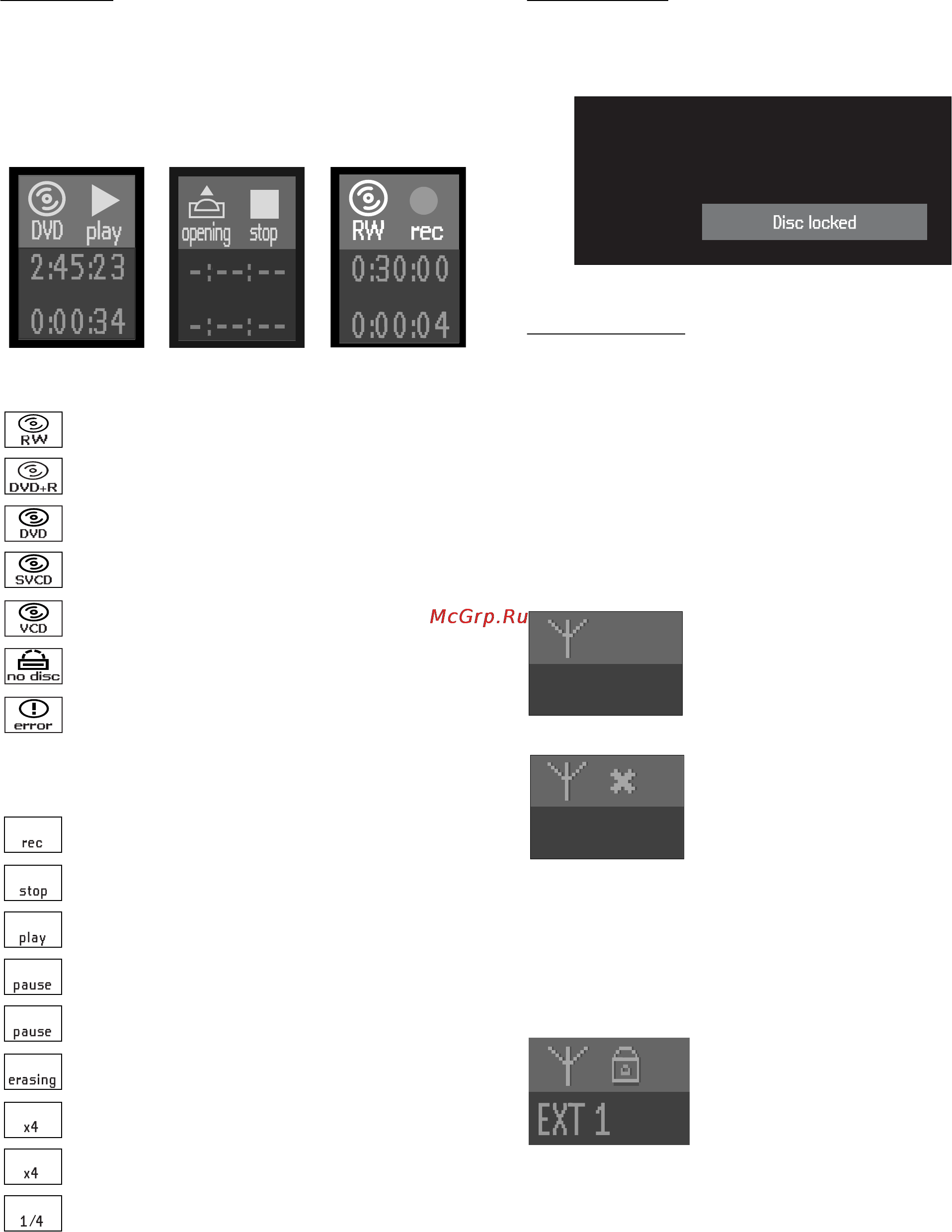 Yamaha DRX-1 [20/56] Status box