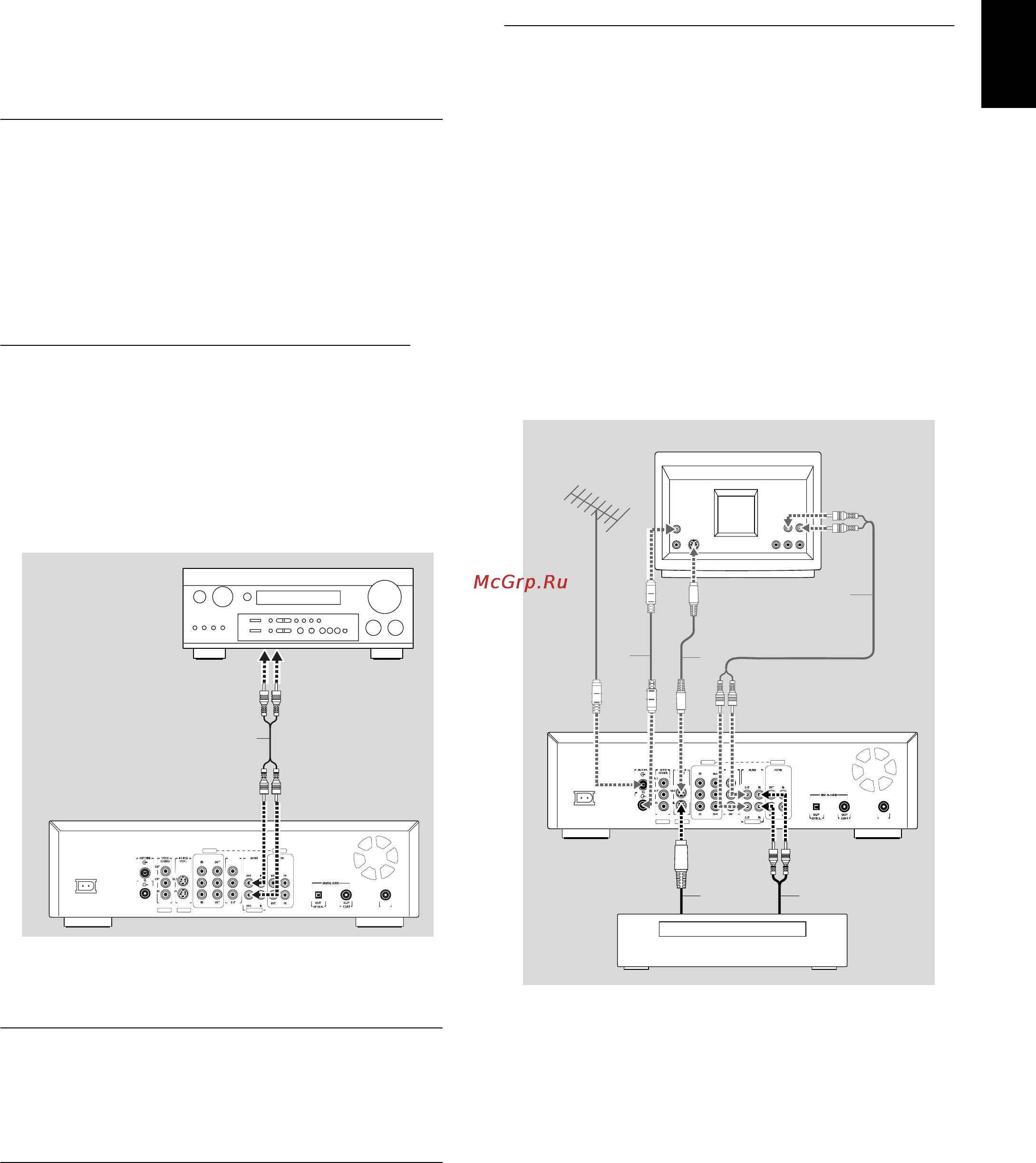 Yamaha DRX-1 [9/56] Connecting to a receiver equipped with dolby pro logic
