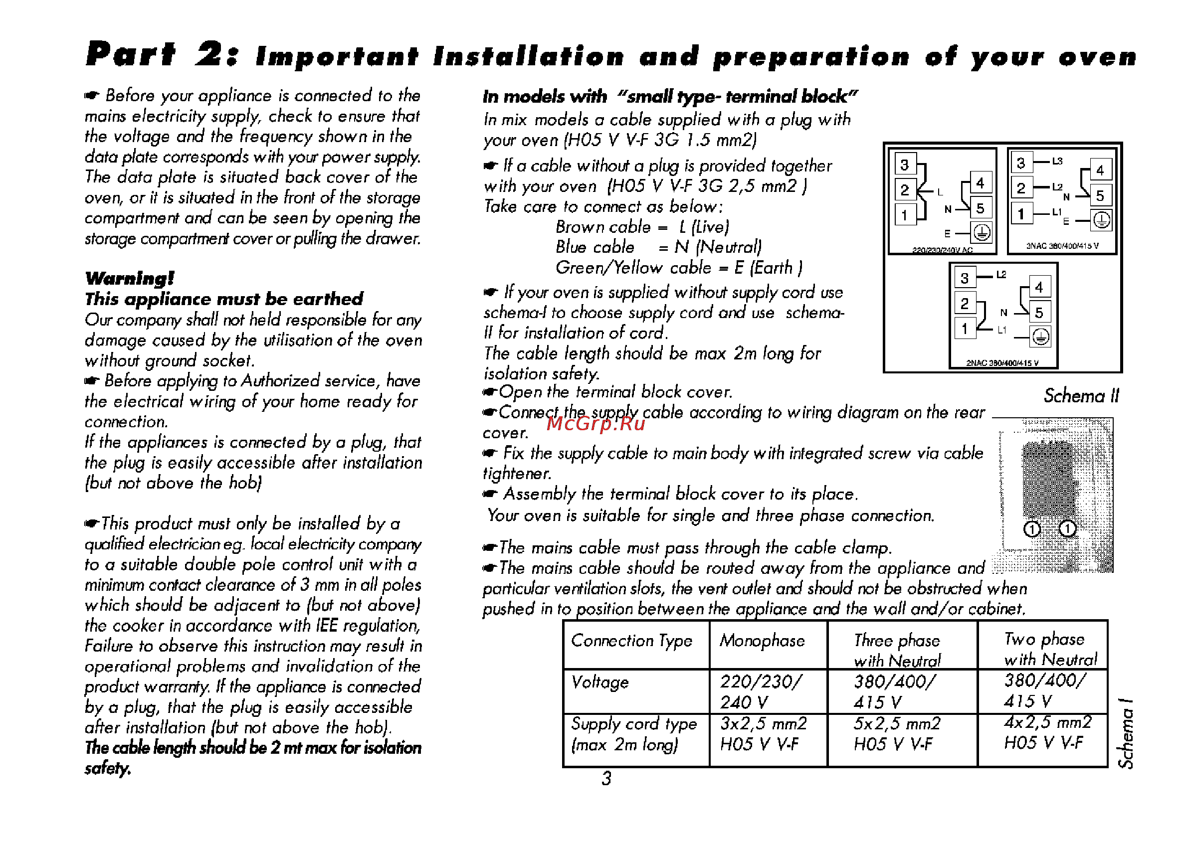 Beko M 6604 CTW [34/64] Port 2 important installation and preparation ad your oven