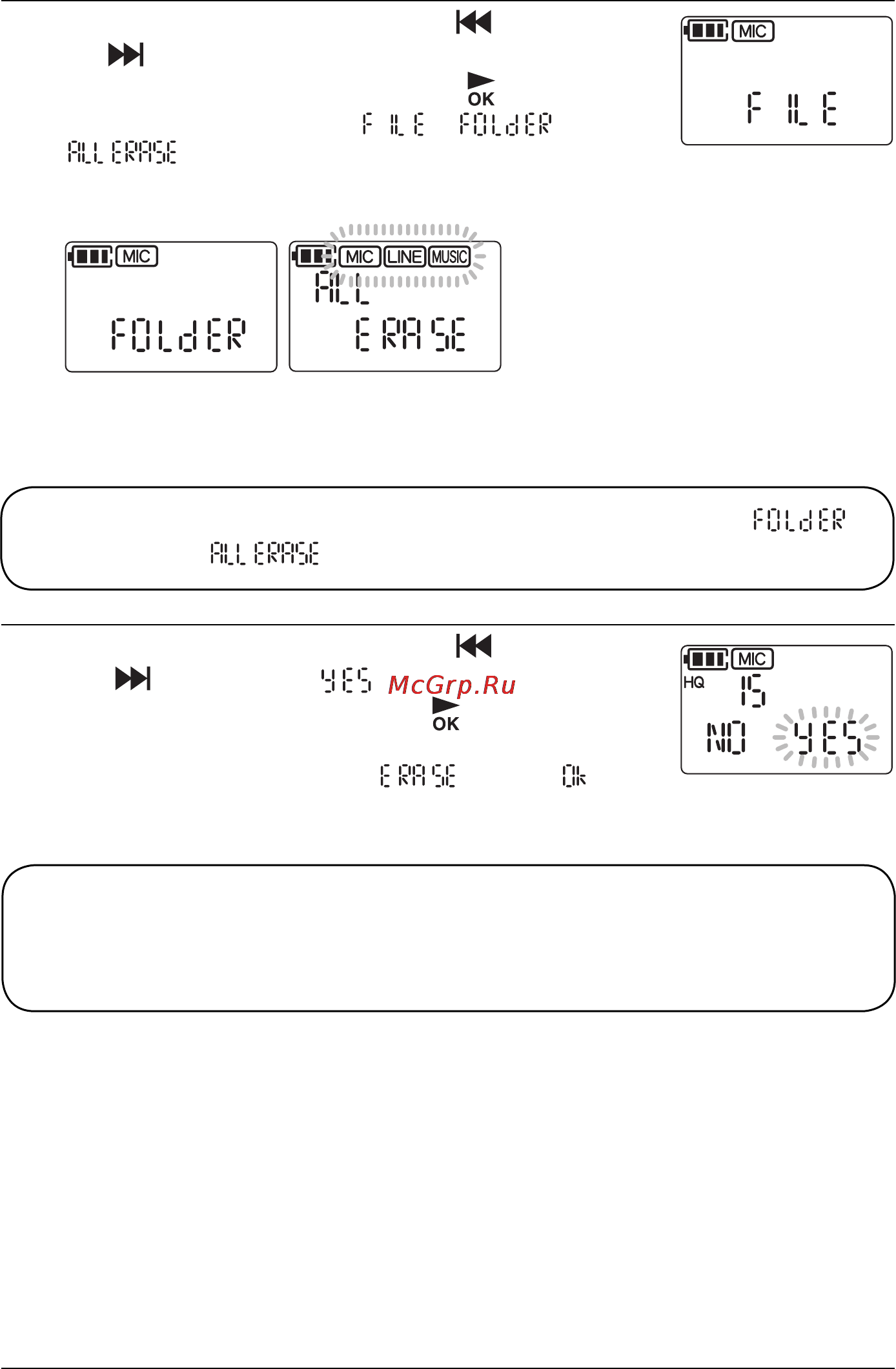 Sanyo ICR-FP 700D [29/55] Примечание