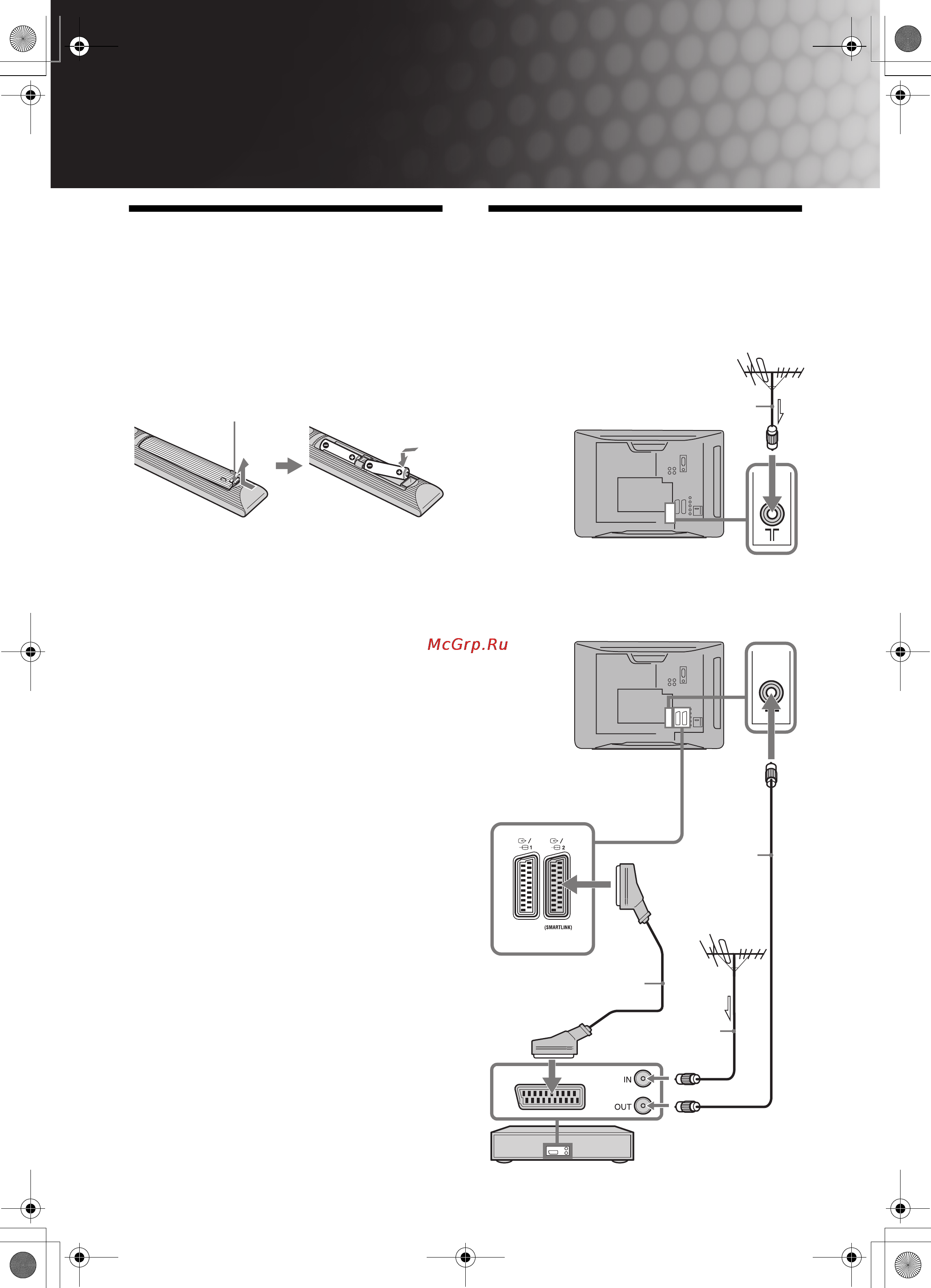 Sony KDL-20B4030 [36/65] Начало работы