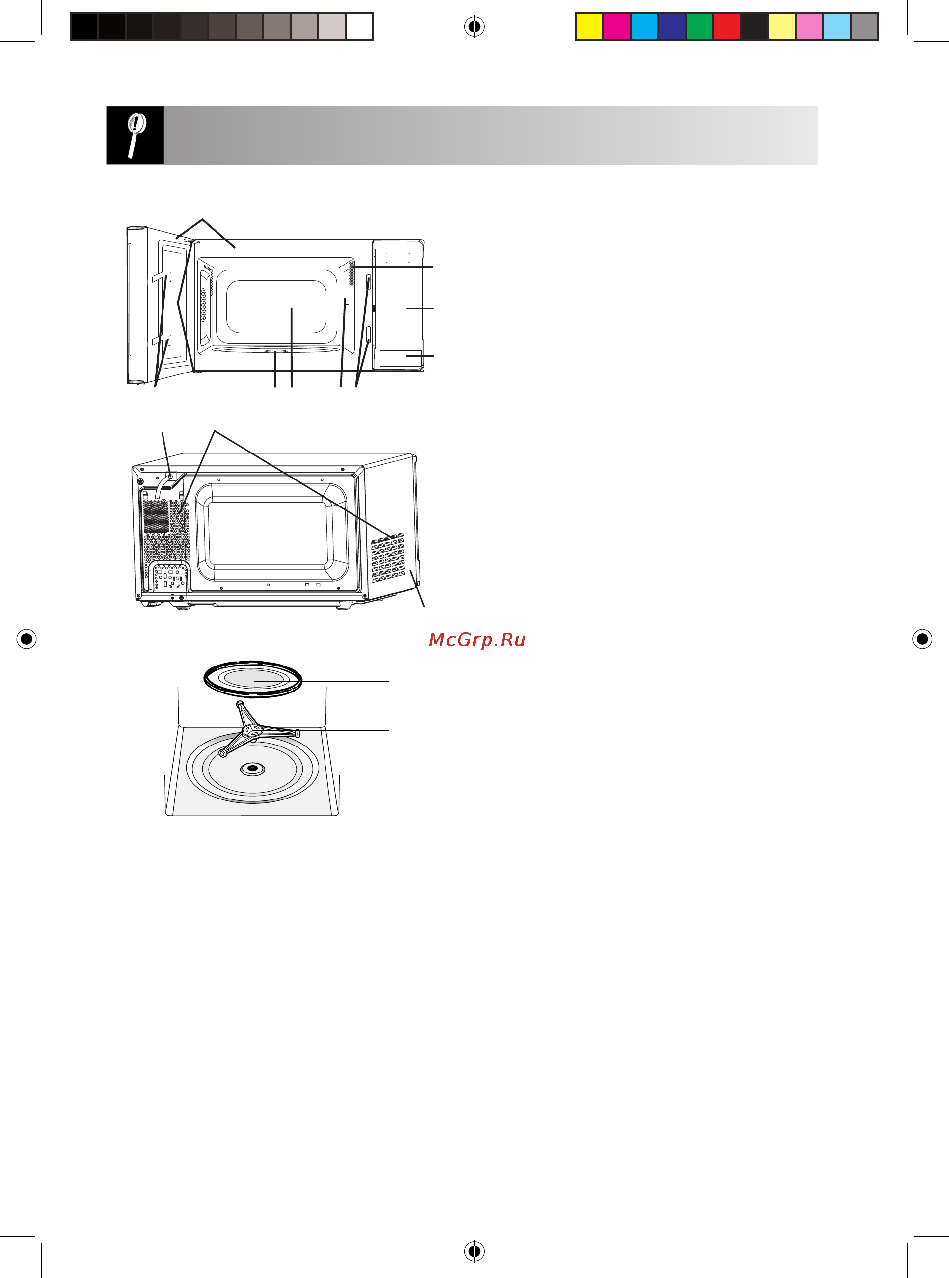 Sharp R2771RSL [6/28] Микроволновая печь и комплект принадлежностей