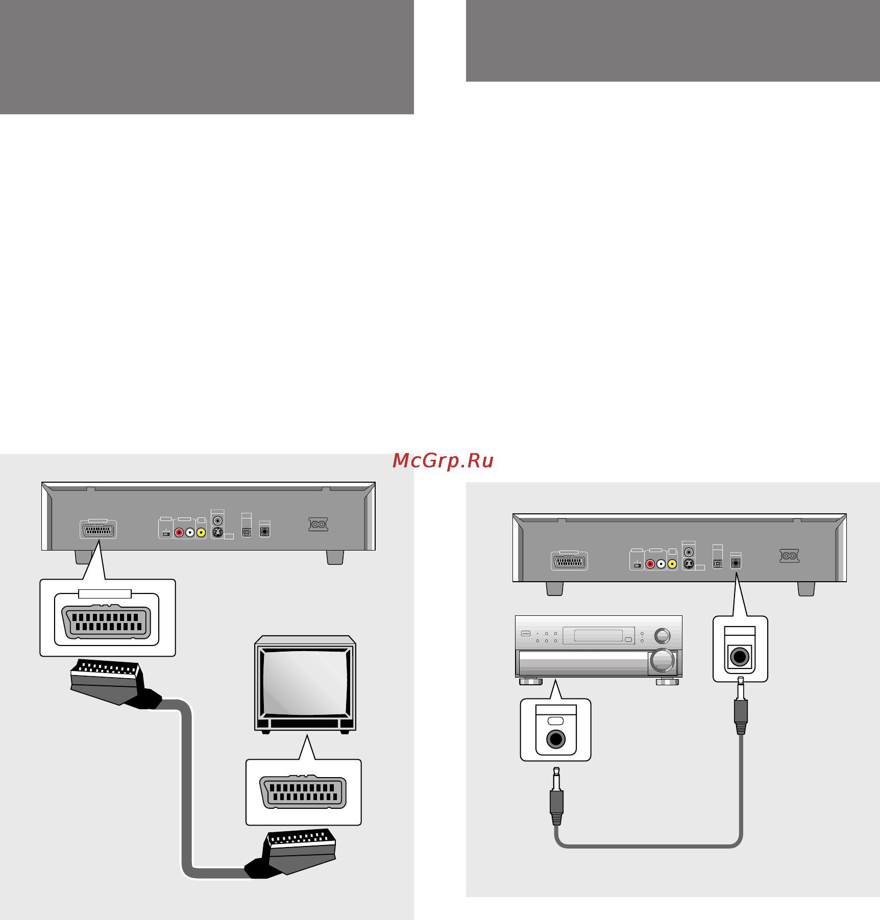 Pioneer DV-530 [16/56] Подсоединение с помощью комбинированного аудиовидеосоединителя
