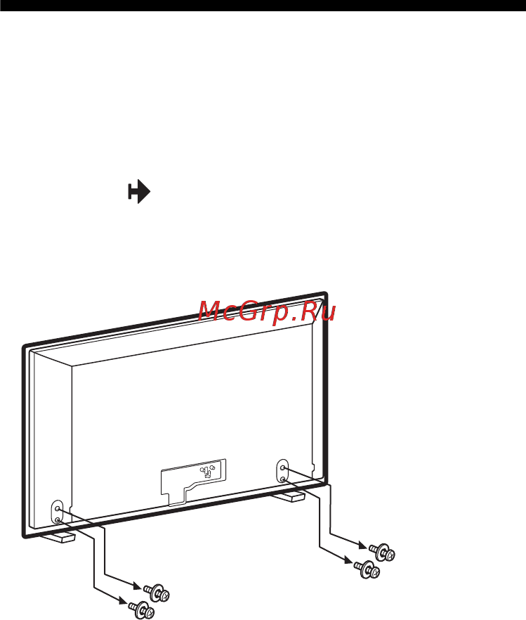 Sony KDL-22E5310 [54/97] Від єднання настільної підпори від телевізора