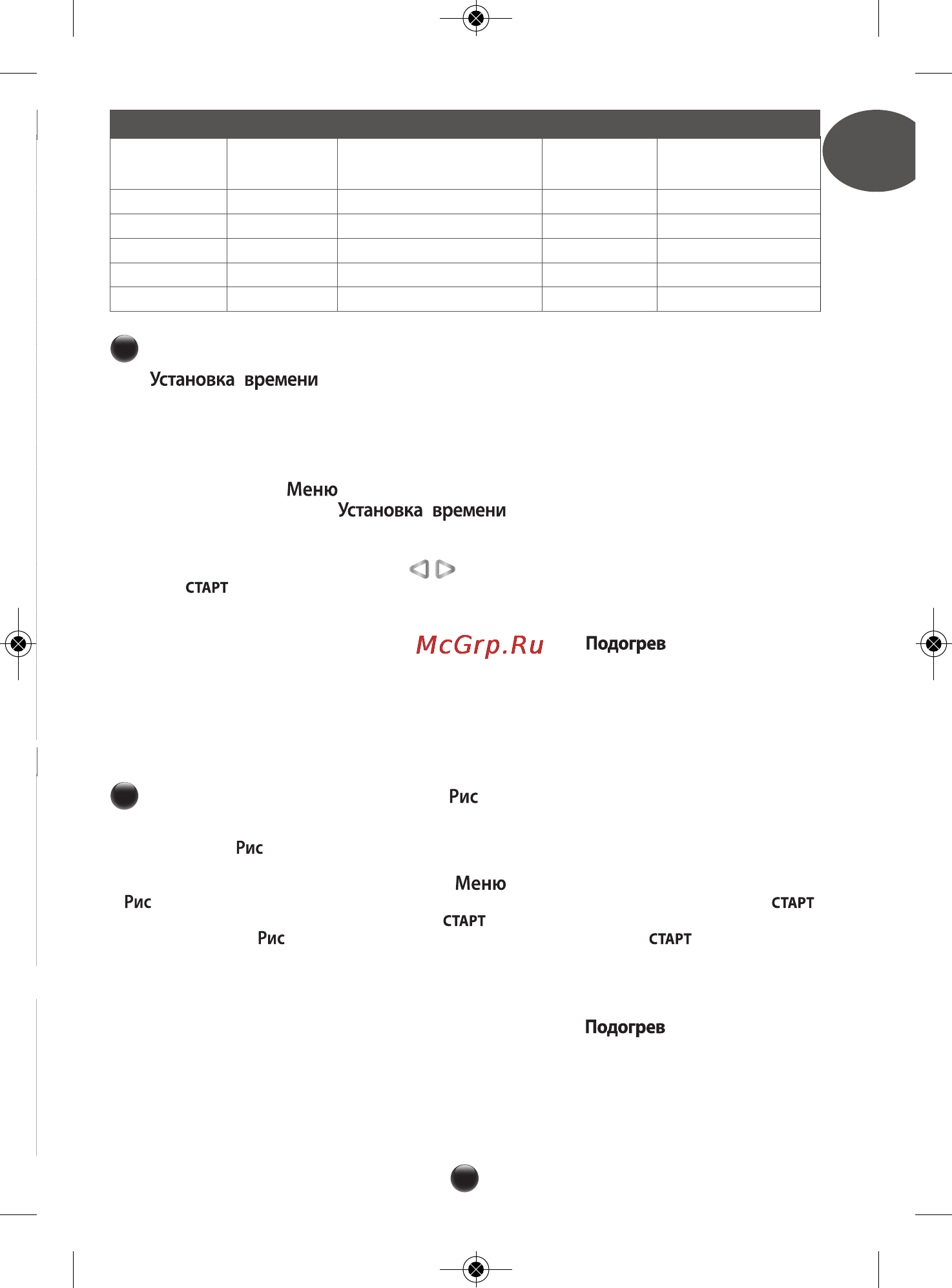 Moulinex MK300E30 [10/18] Пуск с задержкой
