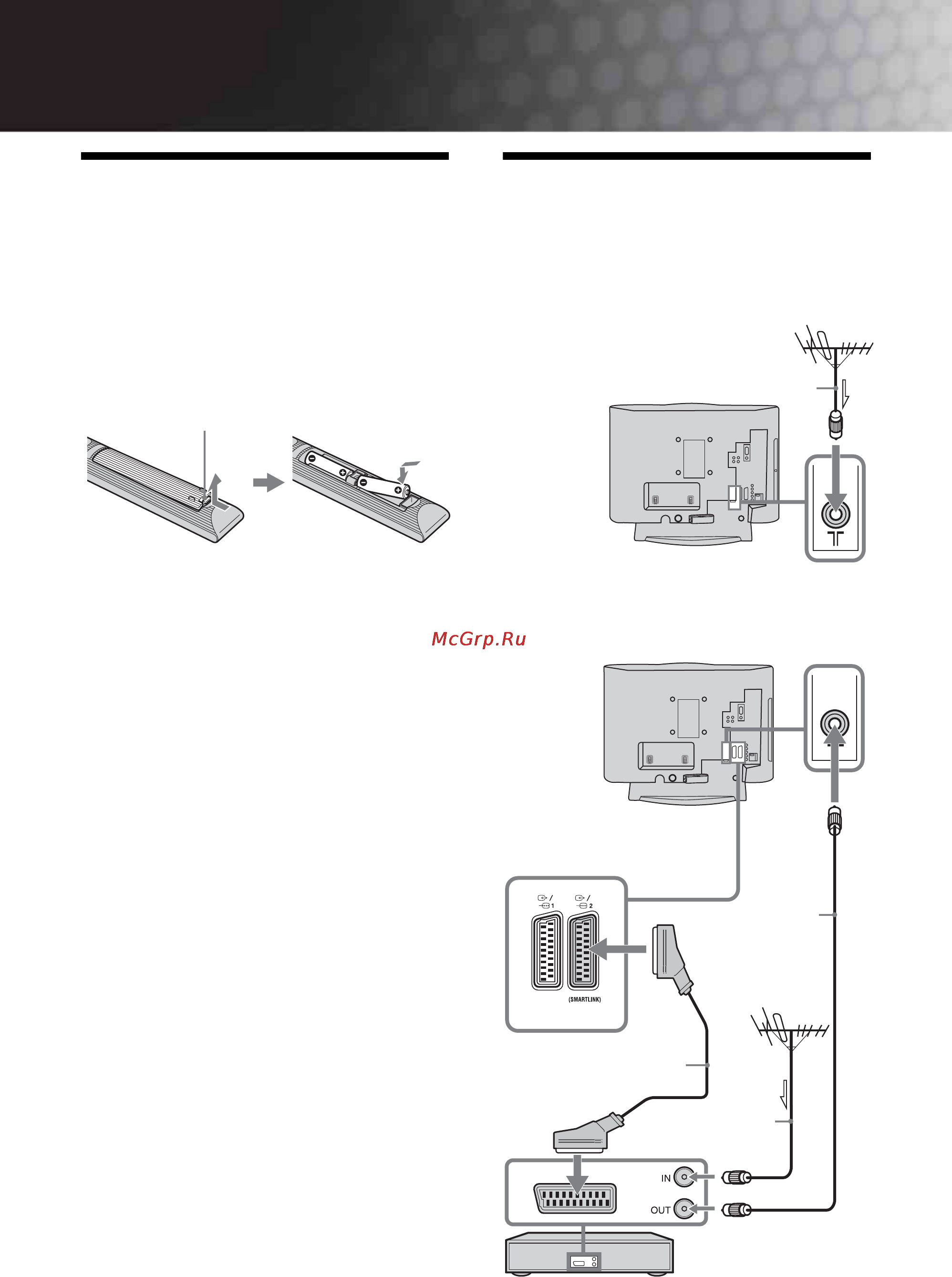 Sony KDL-20S3000 [36/66] Начало работы