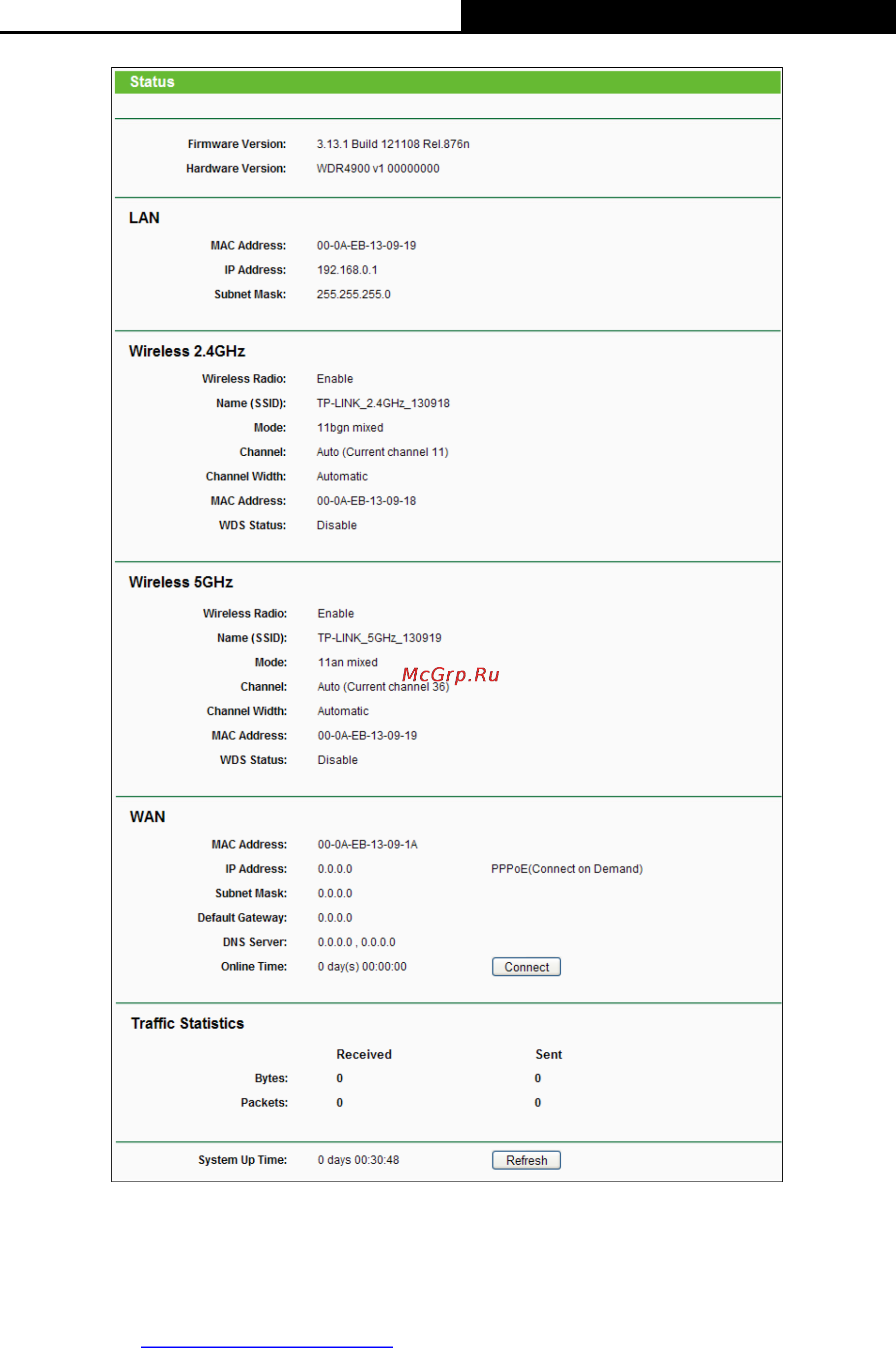 Tp-Link TL-WDR4900 [32/144] Quick setup