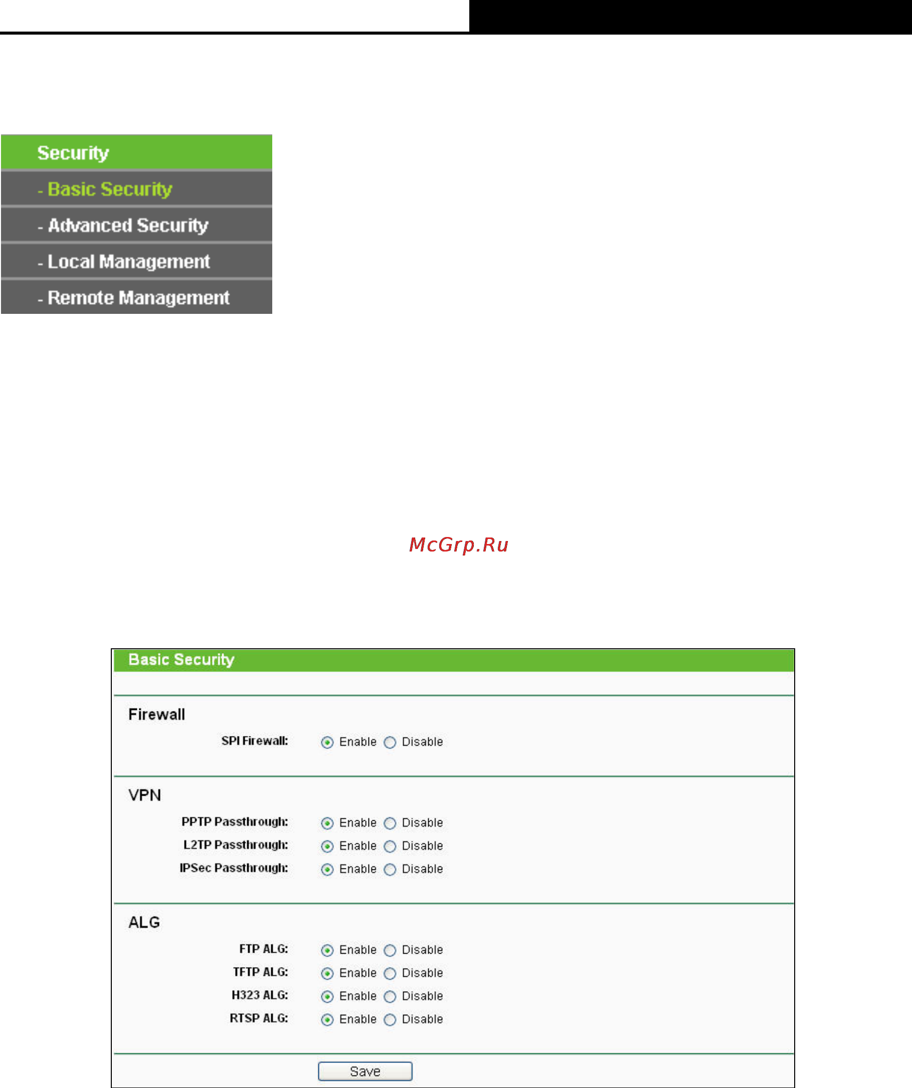 Tp-Link TL-WDR4900 [87/144] Basic security