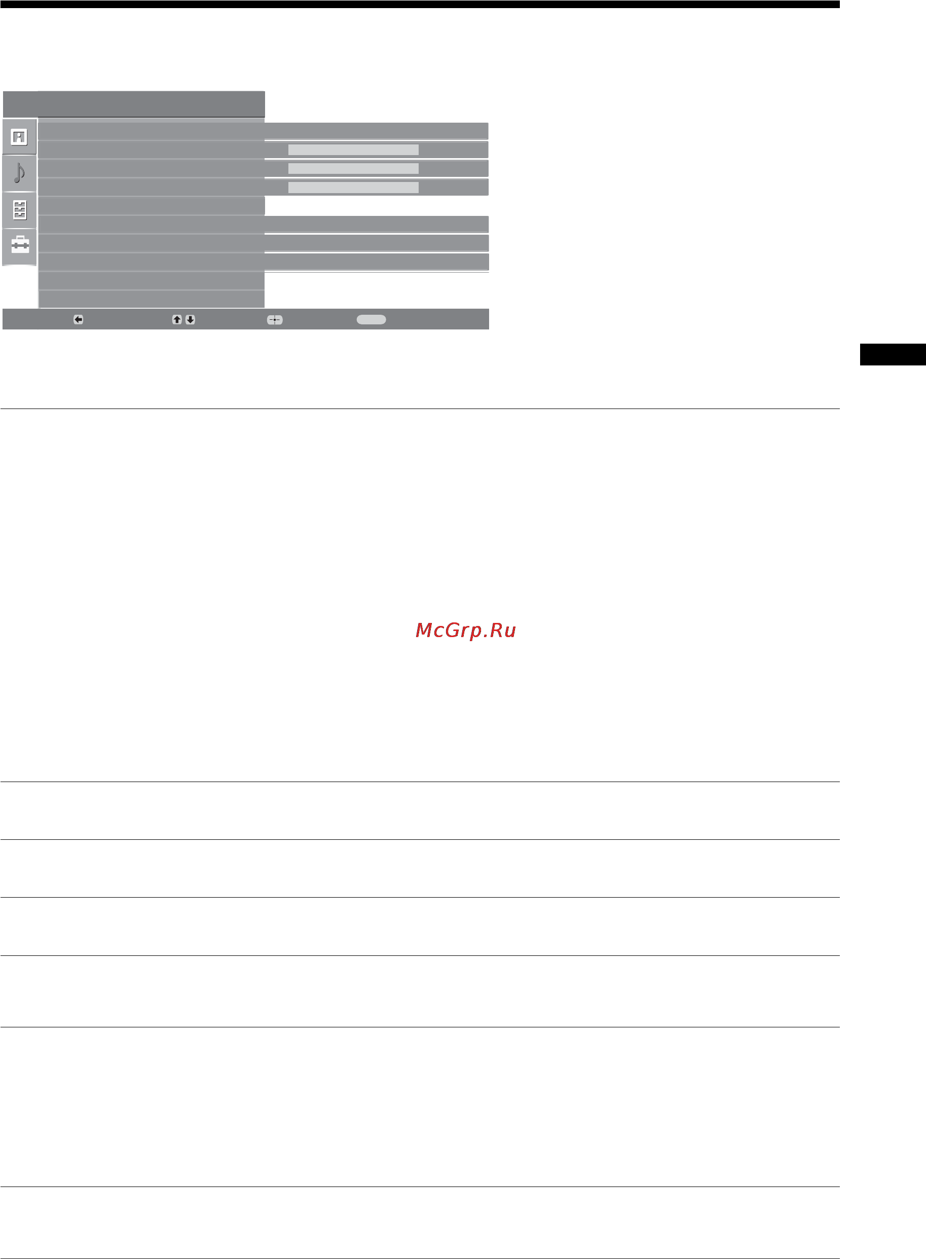 Sony KDL-20S4020 [19/94] Sound adjustment menu
